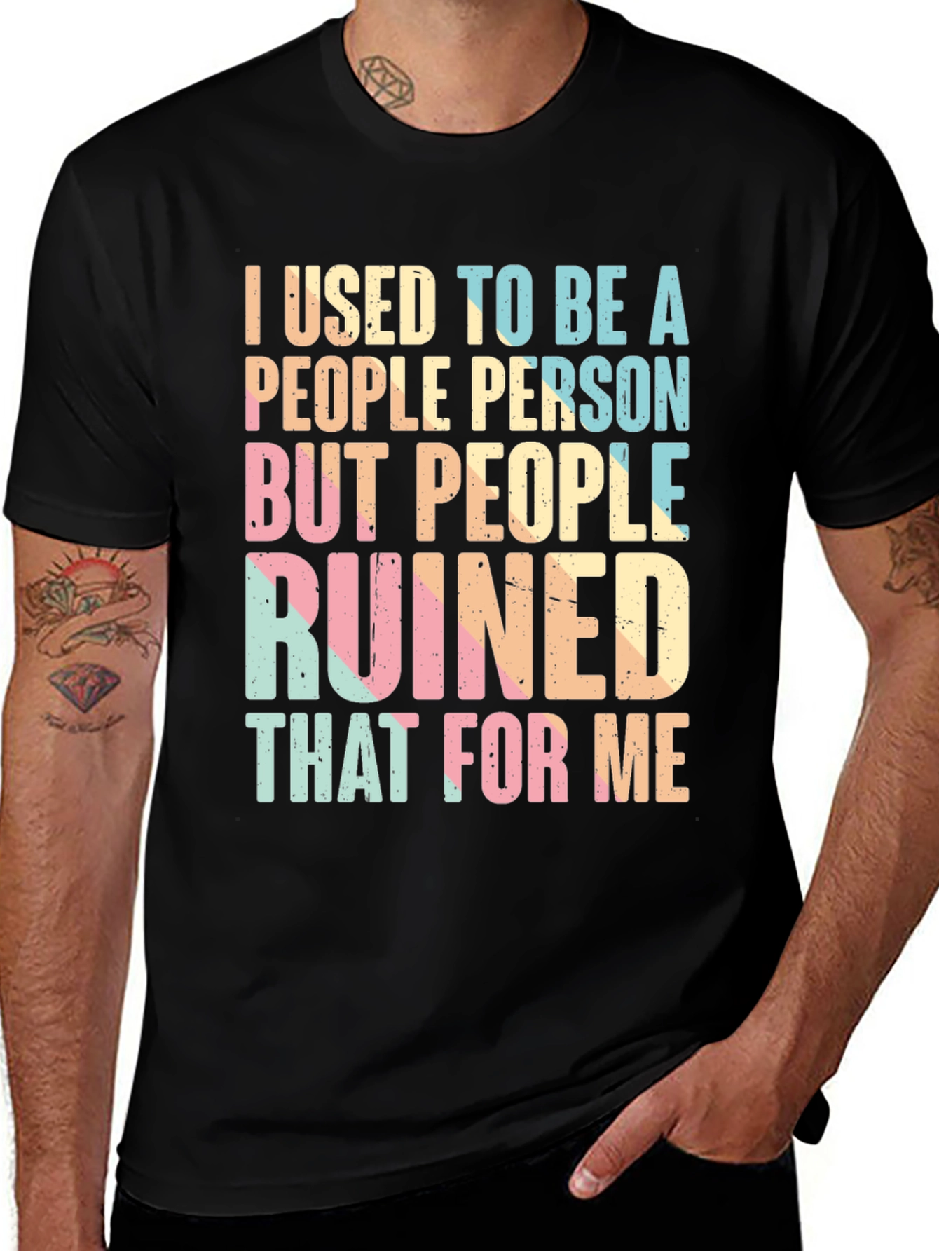 Variant 30 of I Used To Be A People Person T-Shirt