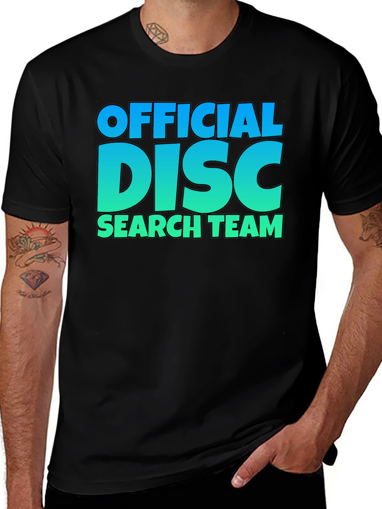 Variant 4 of Official Disc Search Team T-Shirt