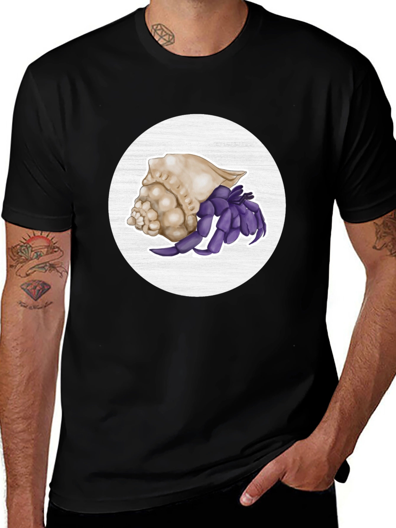 Variant 13 of Hermit Crab Graphic T-Shirt