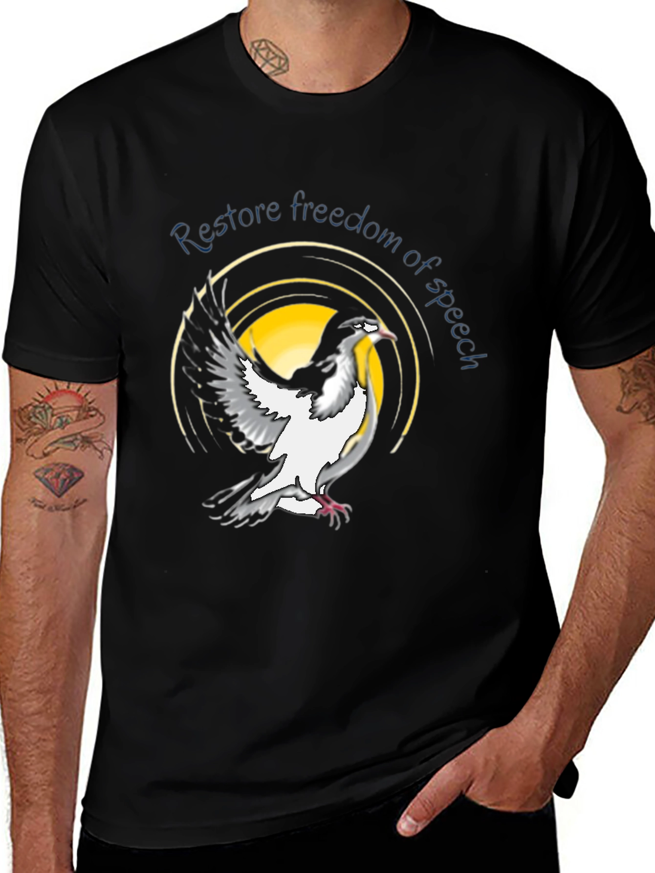 Variant 26 of Freedom of Speech Graphic T-Shirt