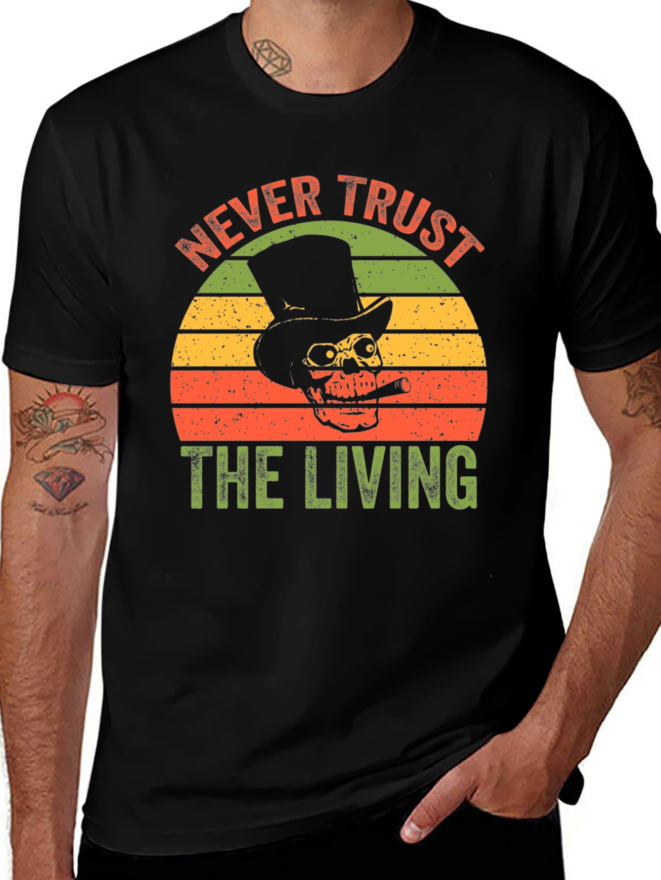 Variant 8 of Never Trust The Living Graphic Tee