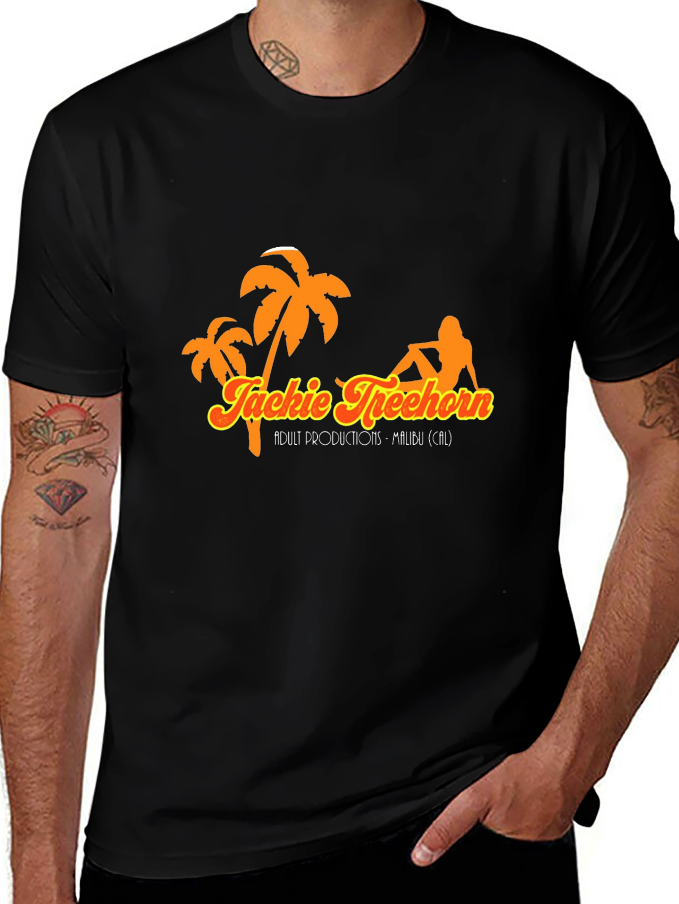Jackie Treehorn Adult Film T-Shirt - Malibu Cali Tee