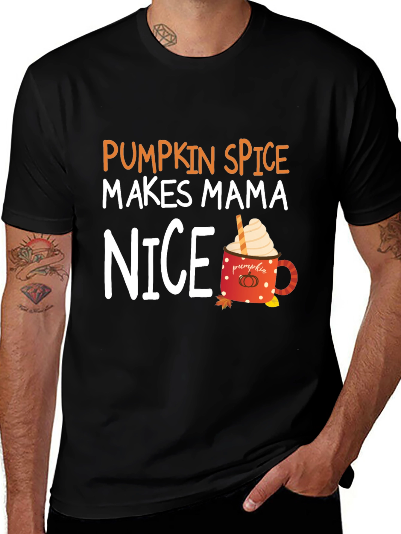 Variant 12 of Pumpkin Spice Makes Mama Nice T-Shirt