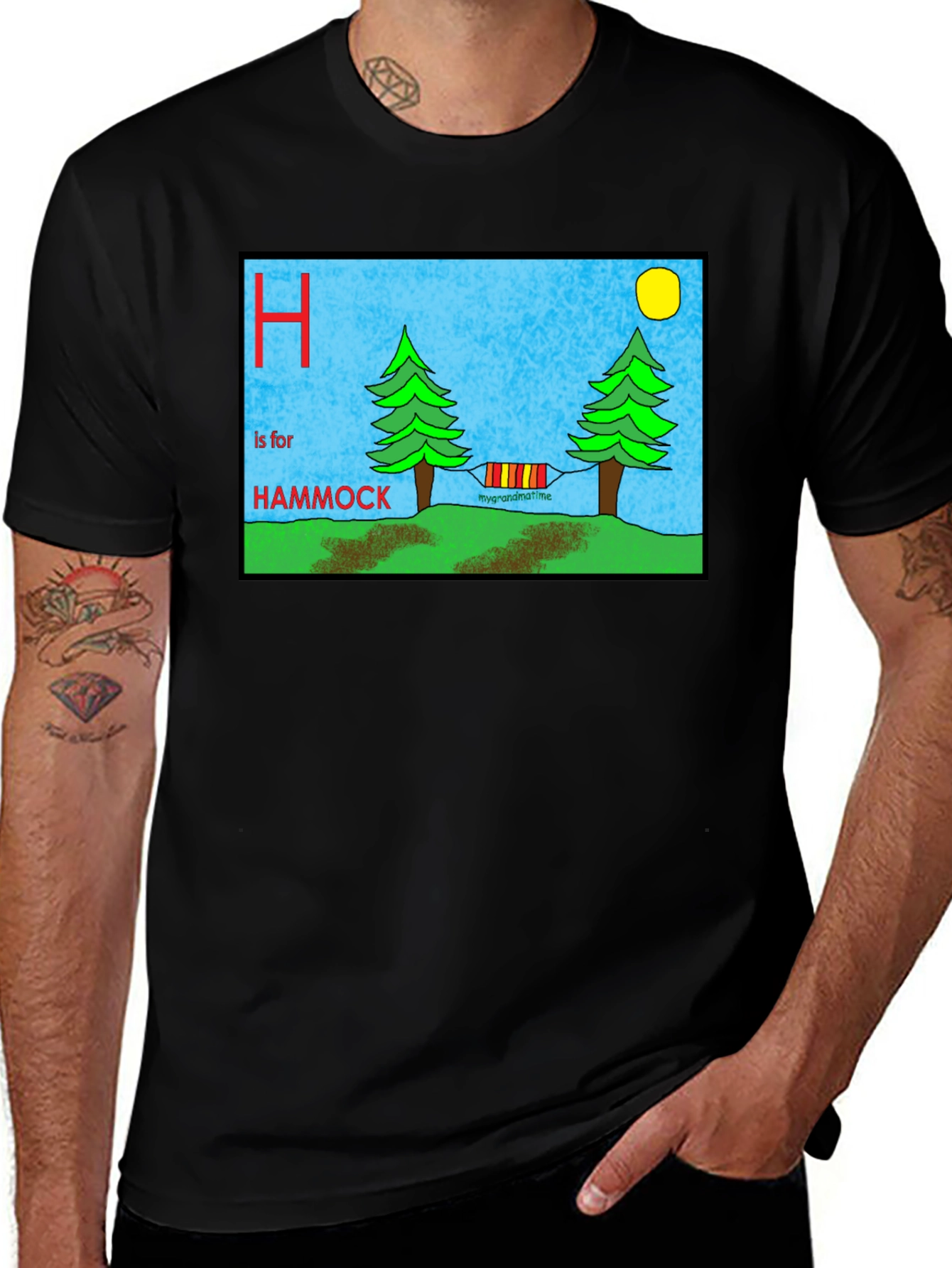 Variant 6 of H is for Hammock Graphic Tee