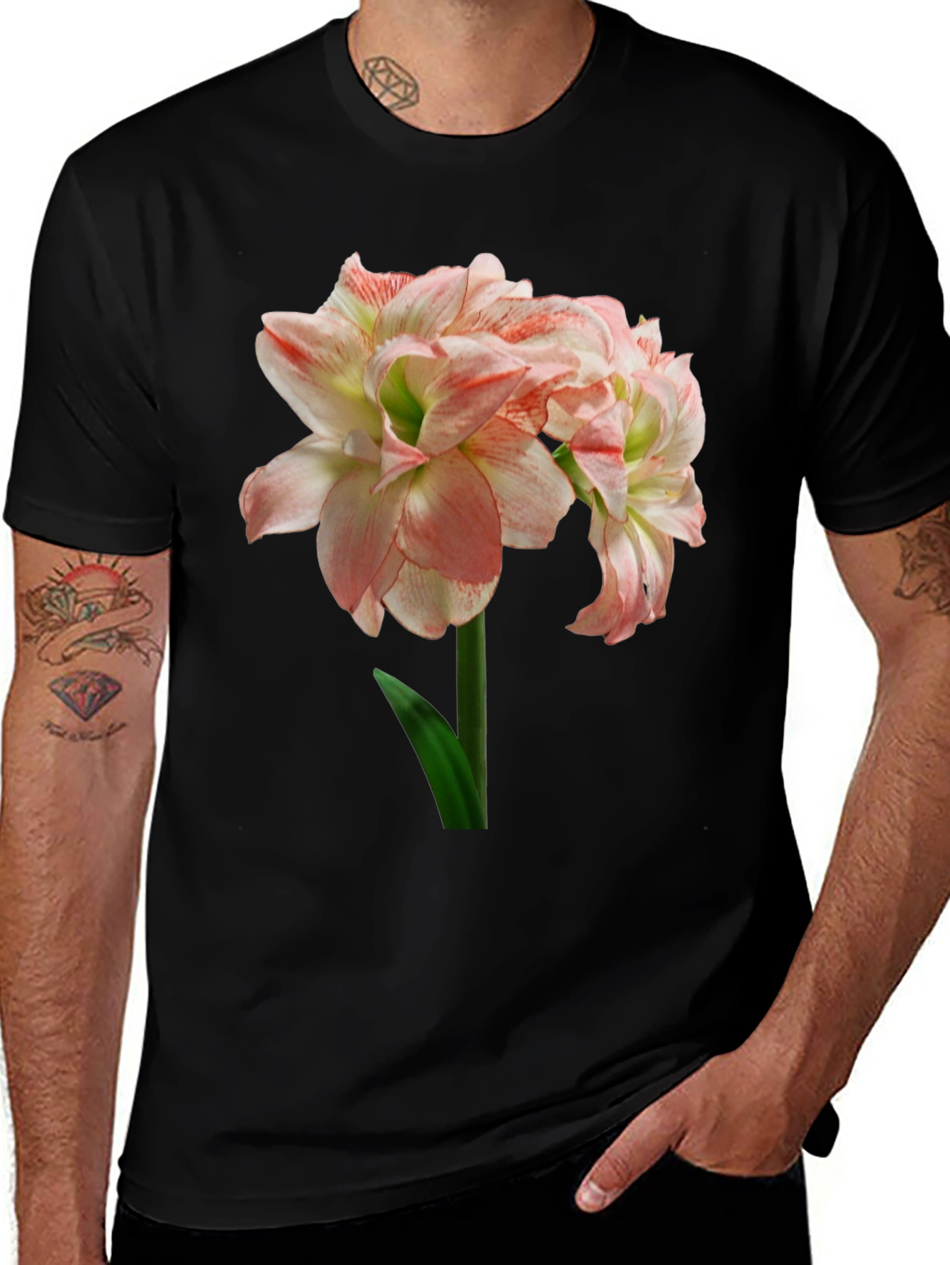 Variant 21 of Floral Graphic Print T-Shirt