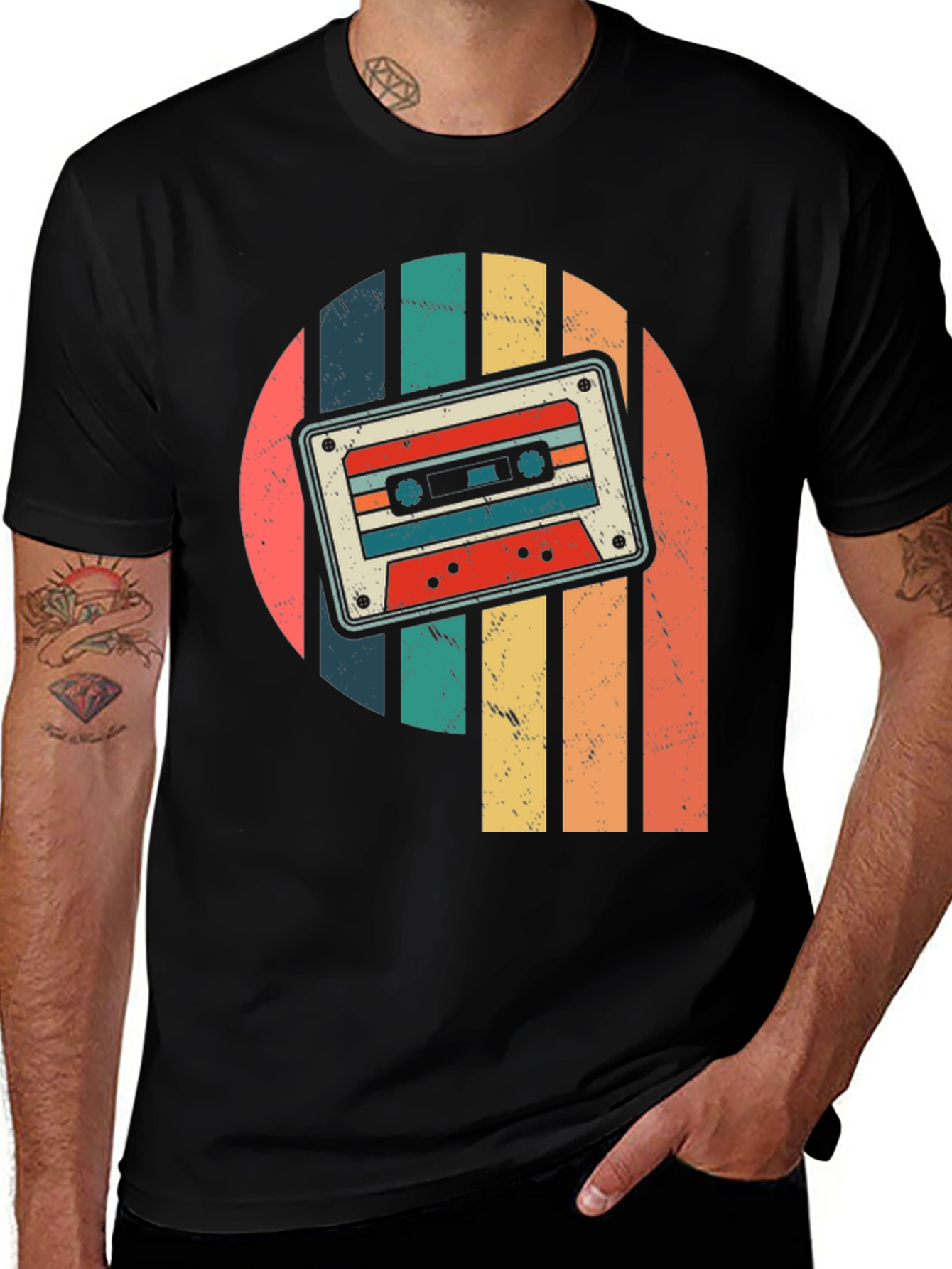 Variant 20 of Vintage Retro Cassette Tape T-Shirt 