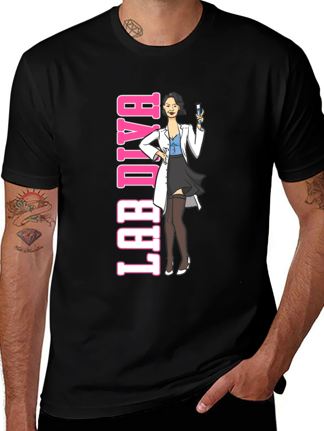 Variant 11 of Lab Diva T-Shirt - Scientist Humor Apparel