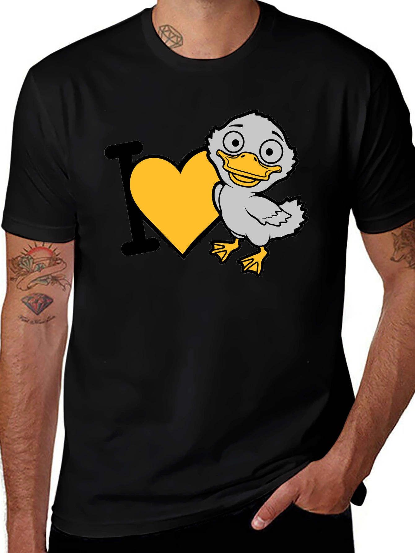 Variant 11 of I Love Ducks T-Shirt