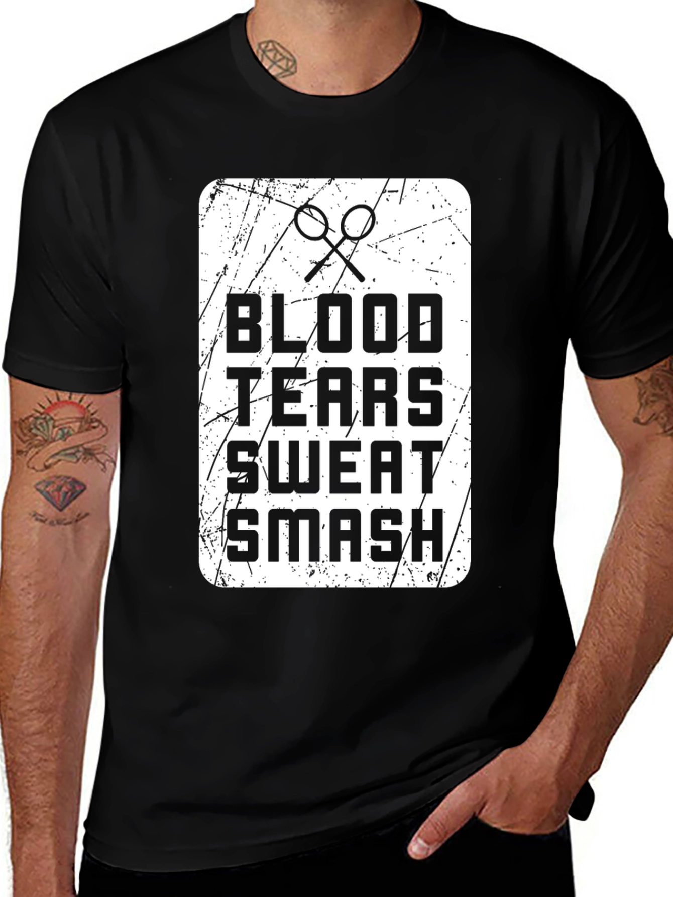Blood Tears Sweat Smash T-Shirt - Gym Workout