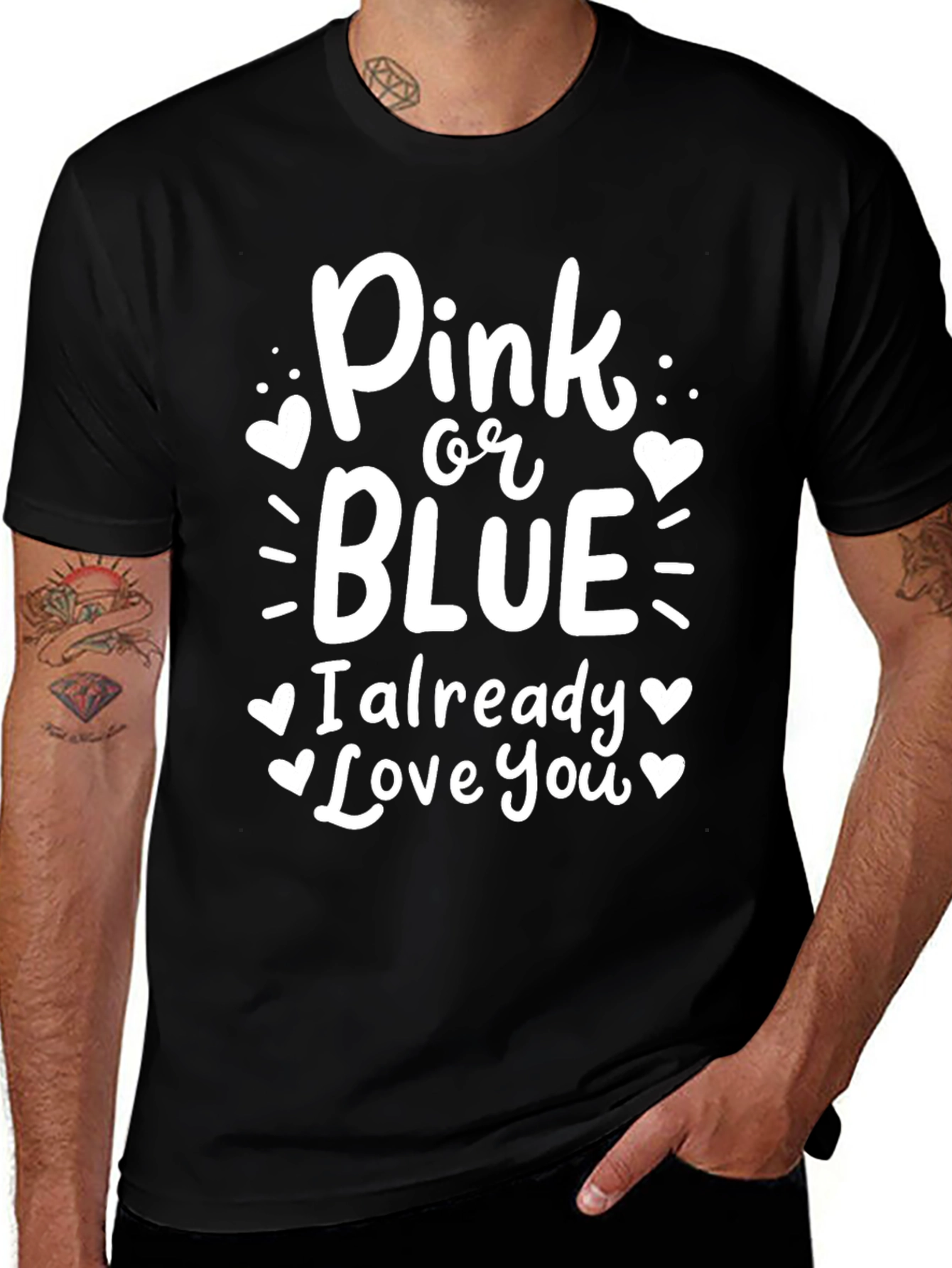 Pink or Blue Gender Reveal Tee