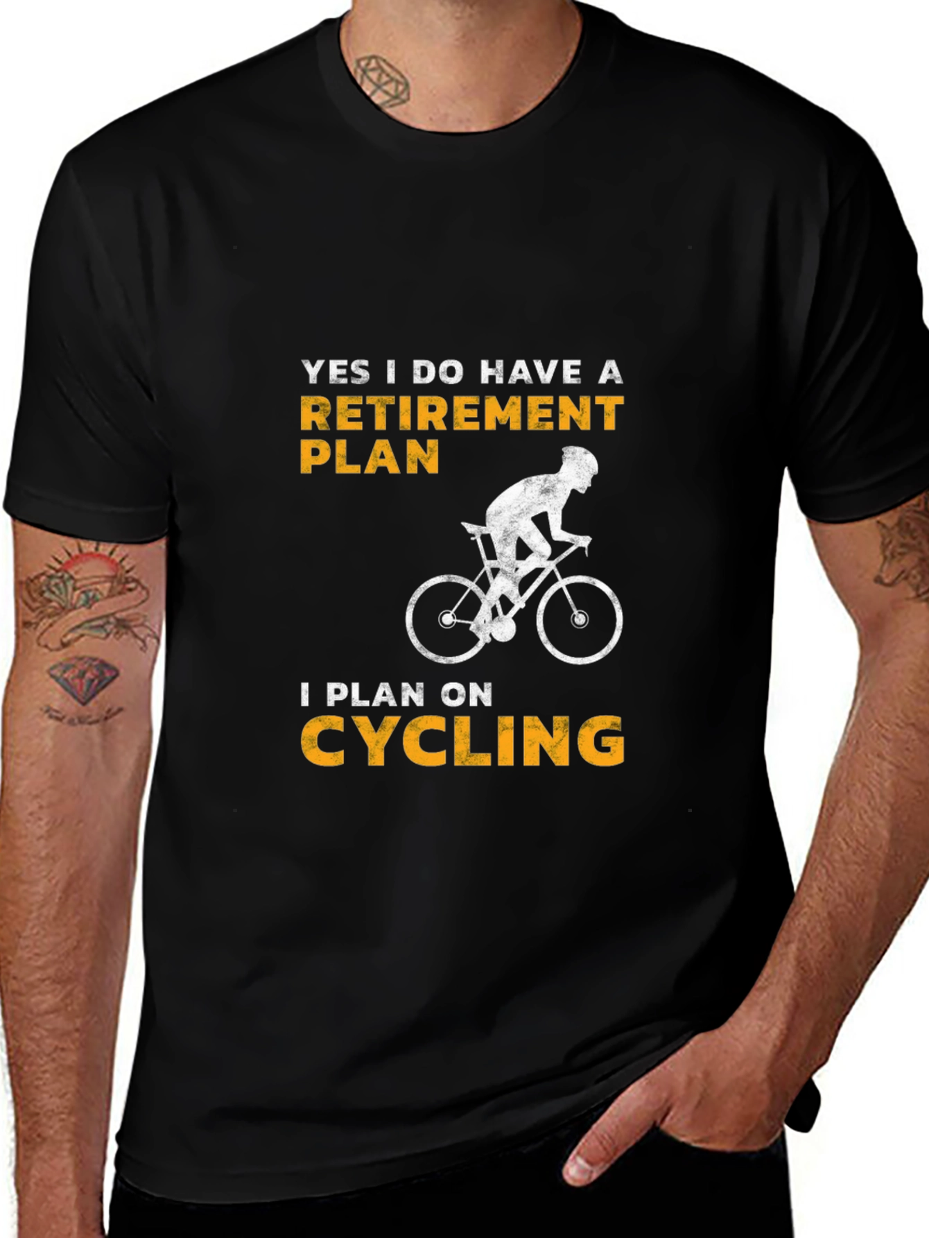 Variant 3 of Cycling Retirement Plan T-Shirt