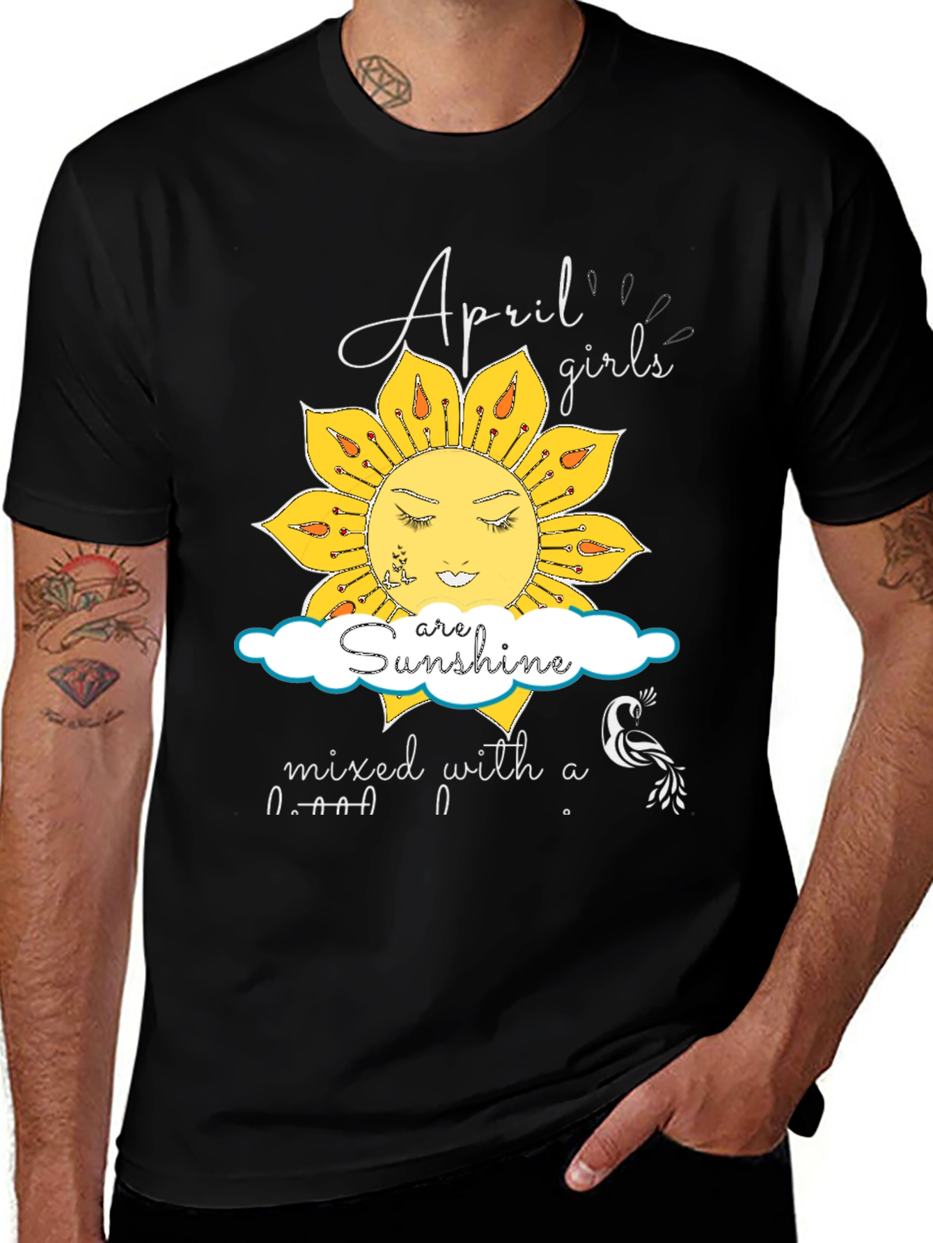 April Girls Sunshine Graphic T-Shirt