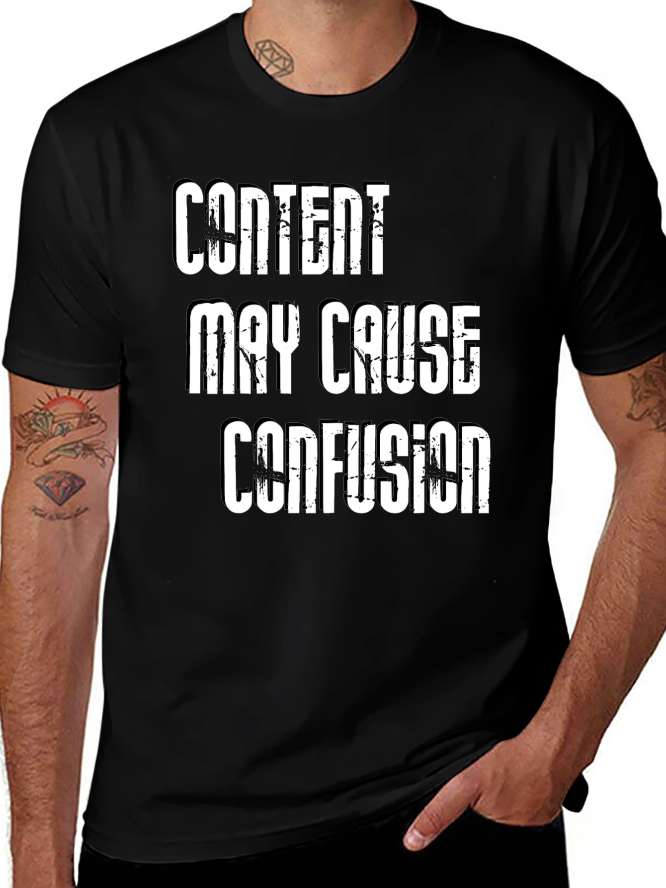 Variant 22 of Content May Cause Confusion - Novelty T-Shirt