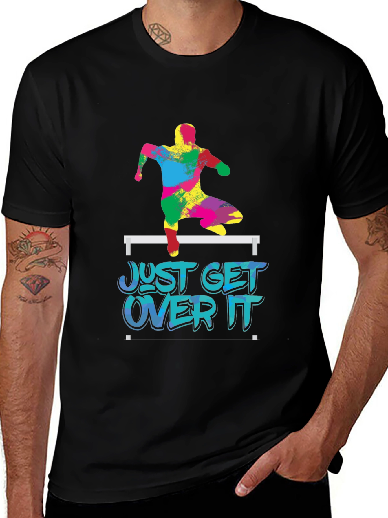 Variant 6 of Just Get Over It Graphic Tee