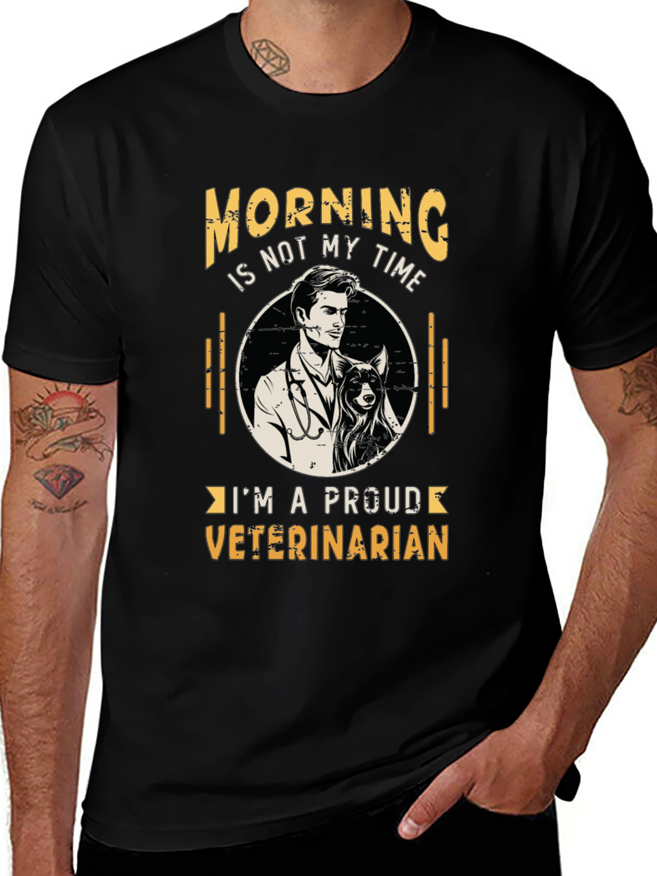 Variant 18 of Proud Veterinarian T-Shirt
