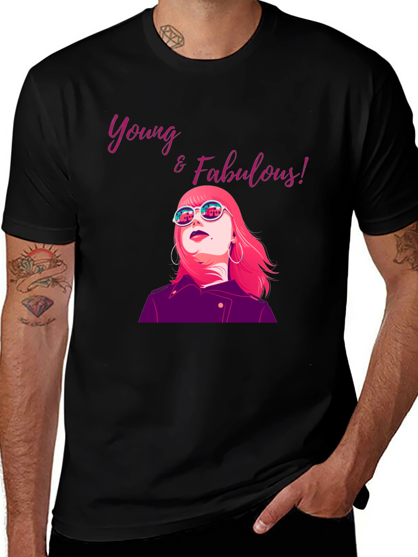 Variant 25 of Young & Fabulous Graphic Tee - Trendy Chic