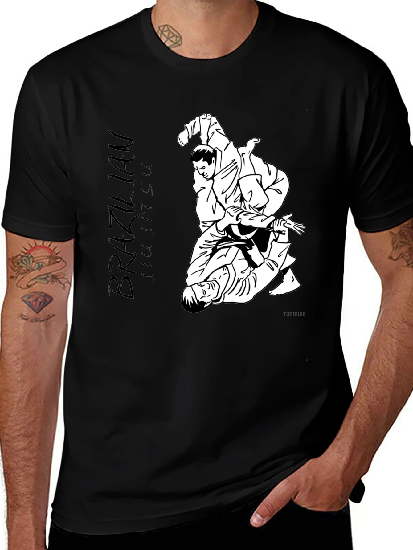 Brazilian Jiu-Jitsu Black T-Shirt