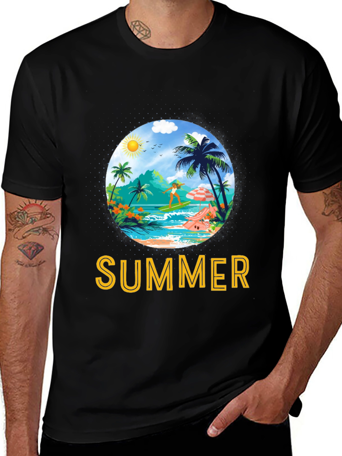 Variant 8 of Summer Beach T-Shirt