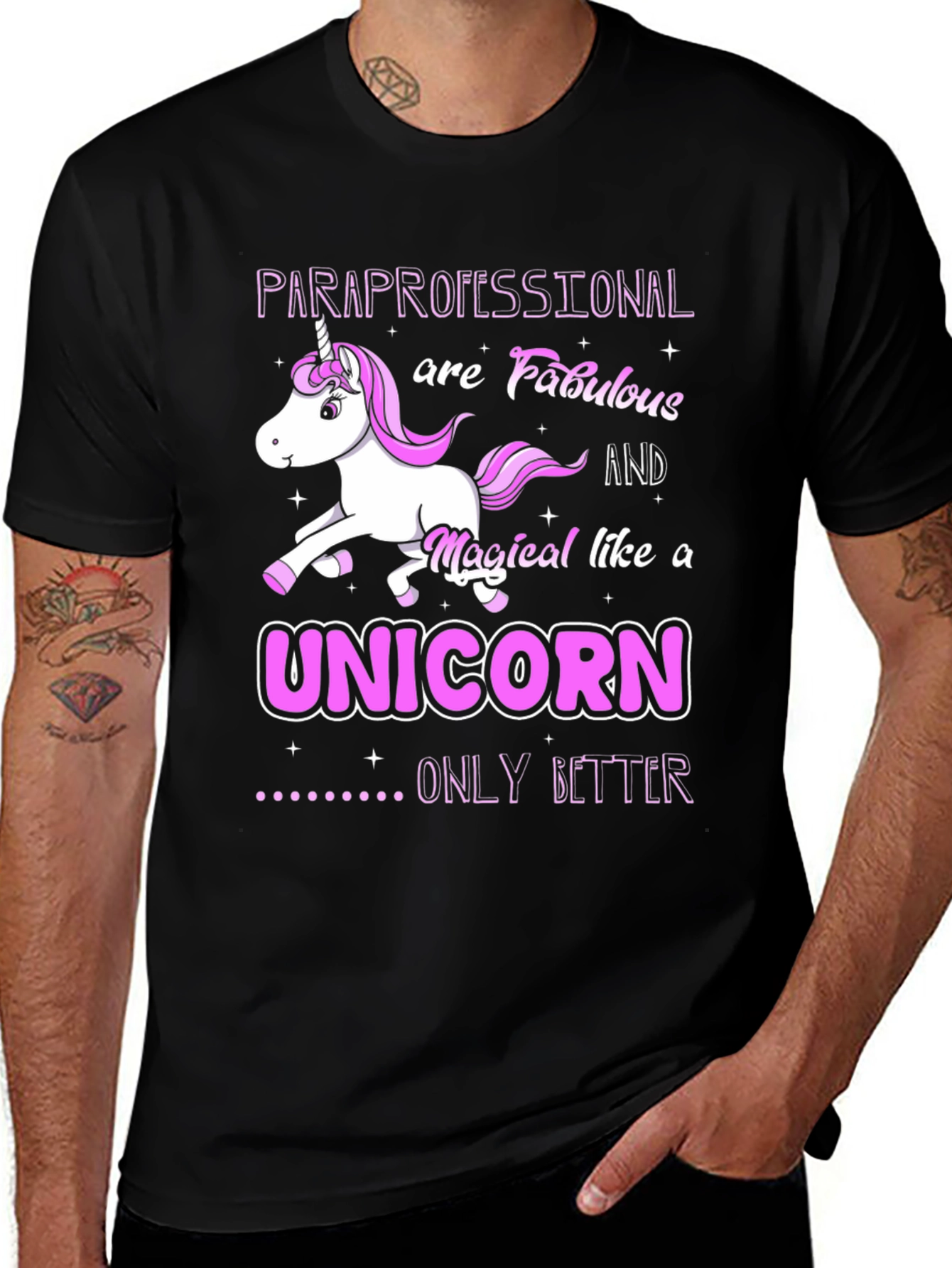 Variant 17 of Magical Paraprofessional Unicorn T-Shirt