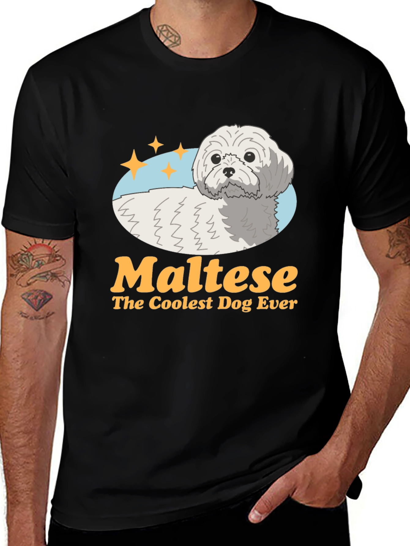 Maltese Dog T-Shirt - Coolest Dog Ever!