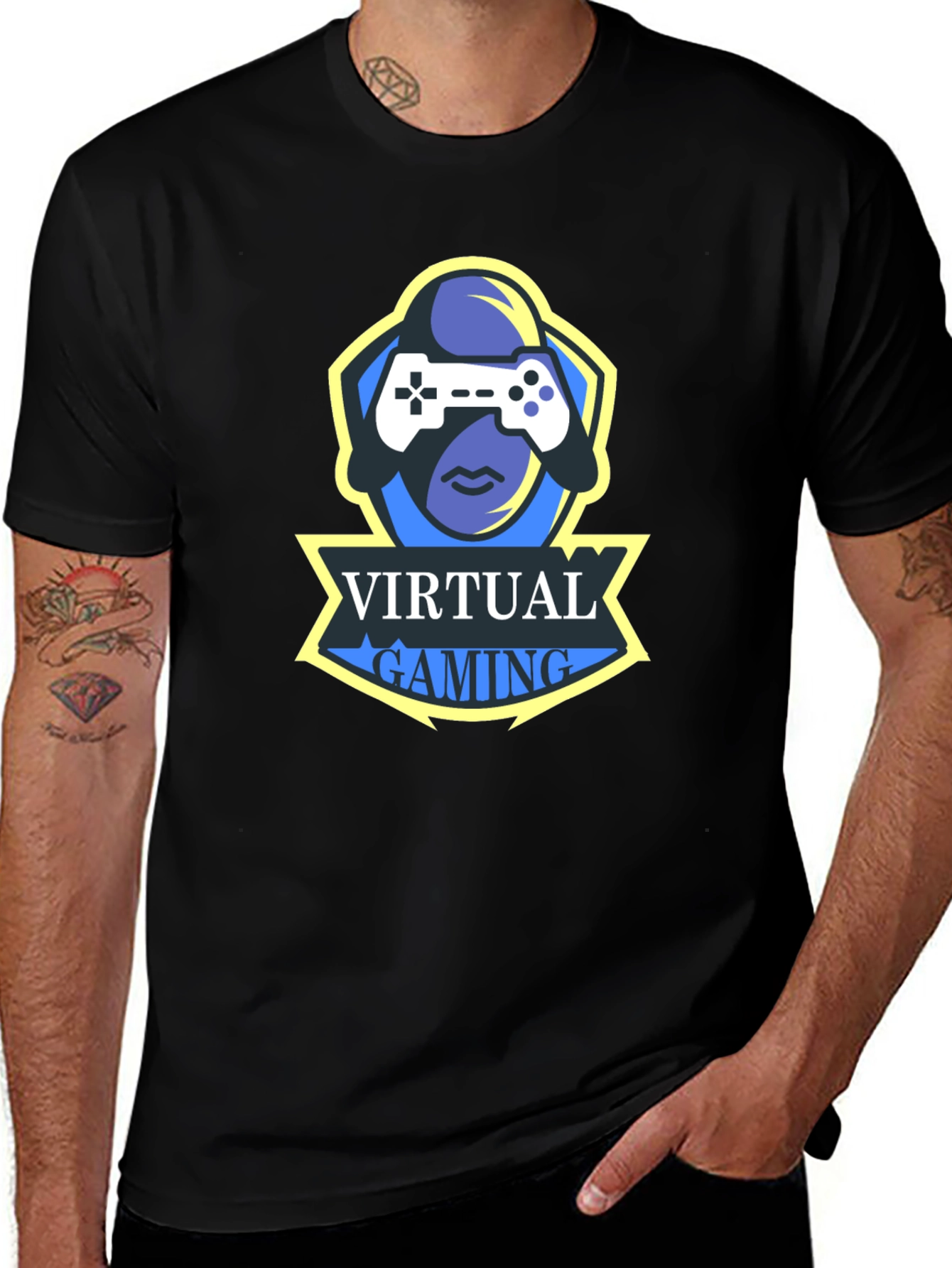 Variant 21 of Virtual Gaming T-Shirt - Gamer Style