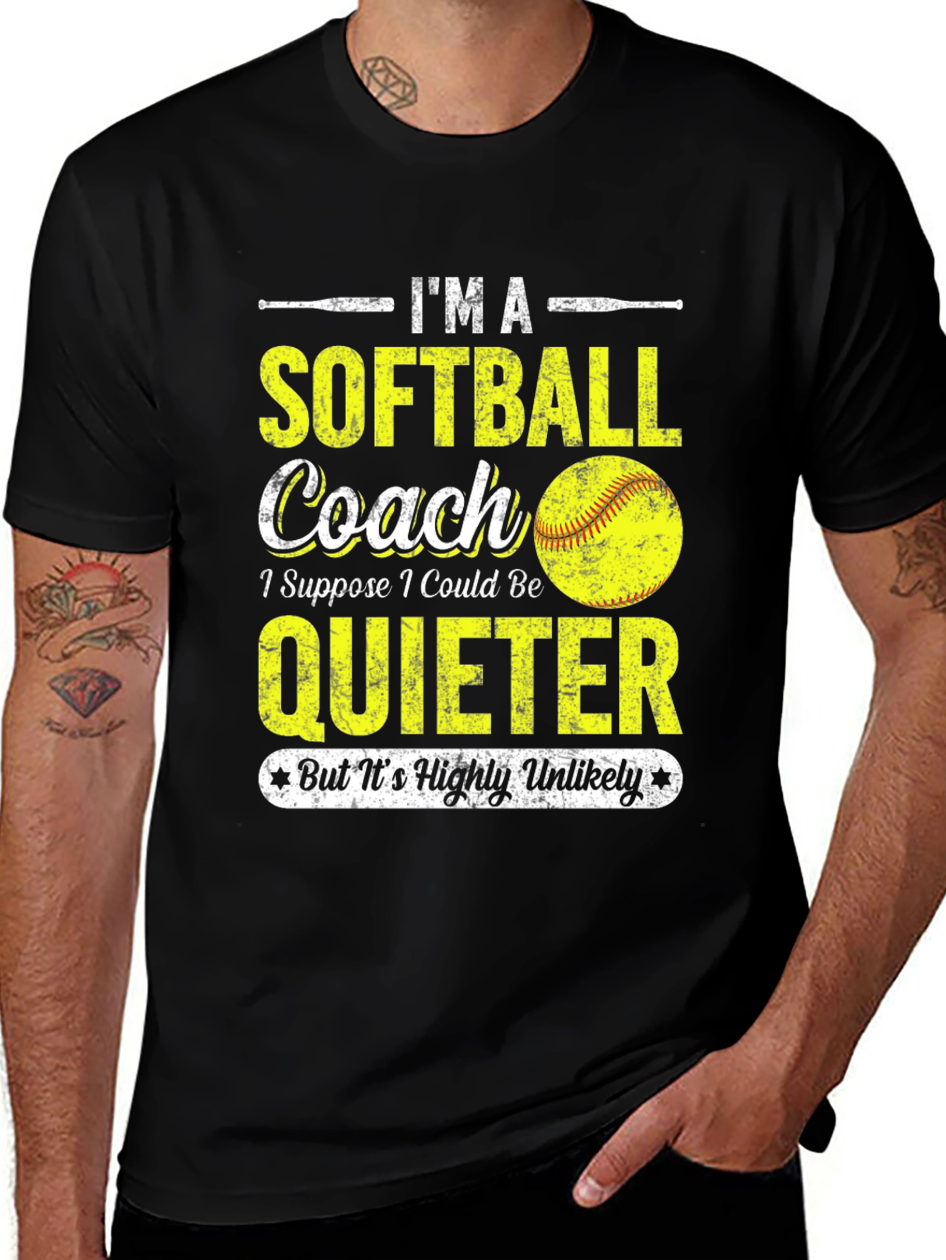 Variant 25 of Softball Coach Graphic Tee