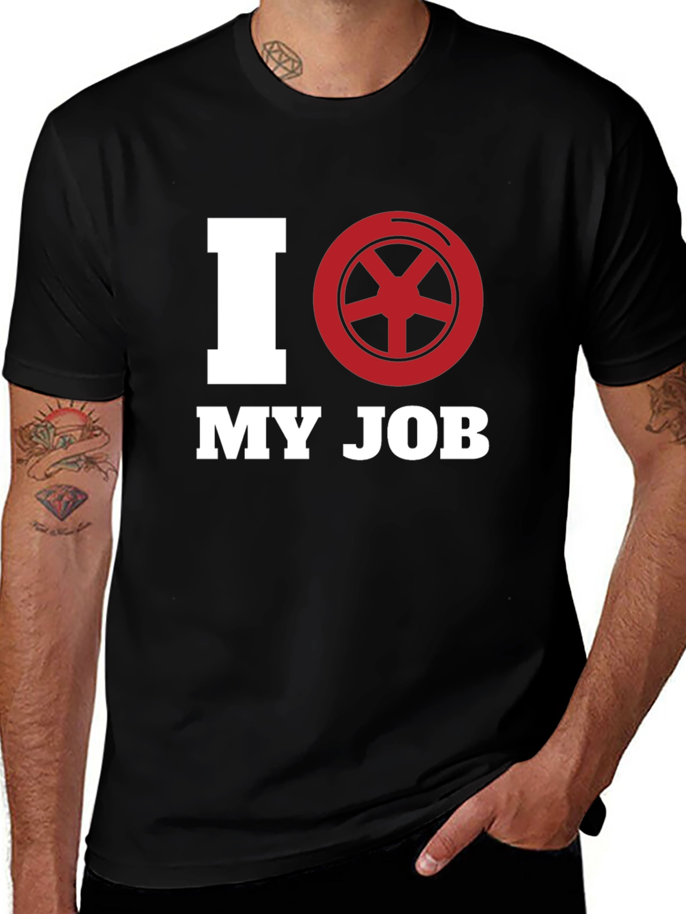 I Love My Job T-Shirt - Black