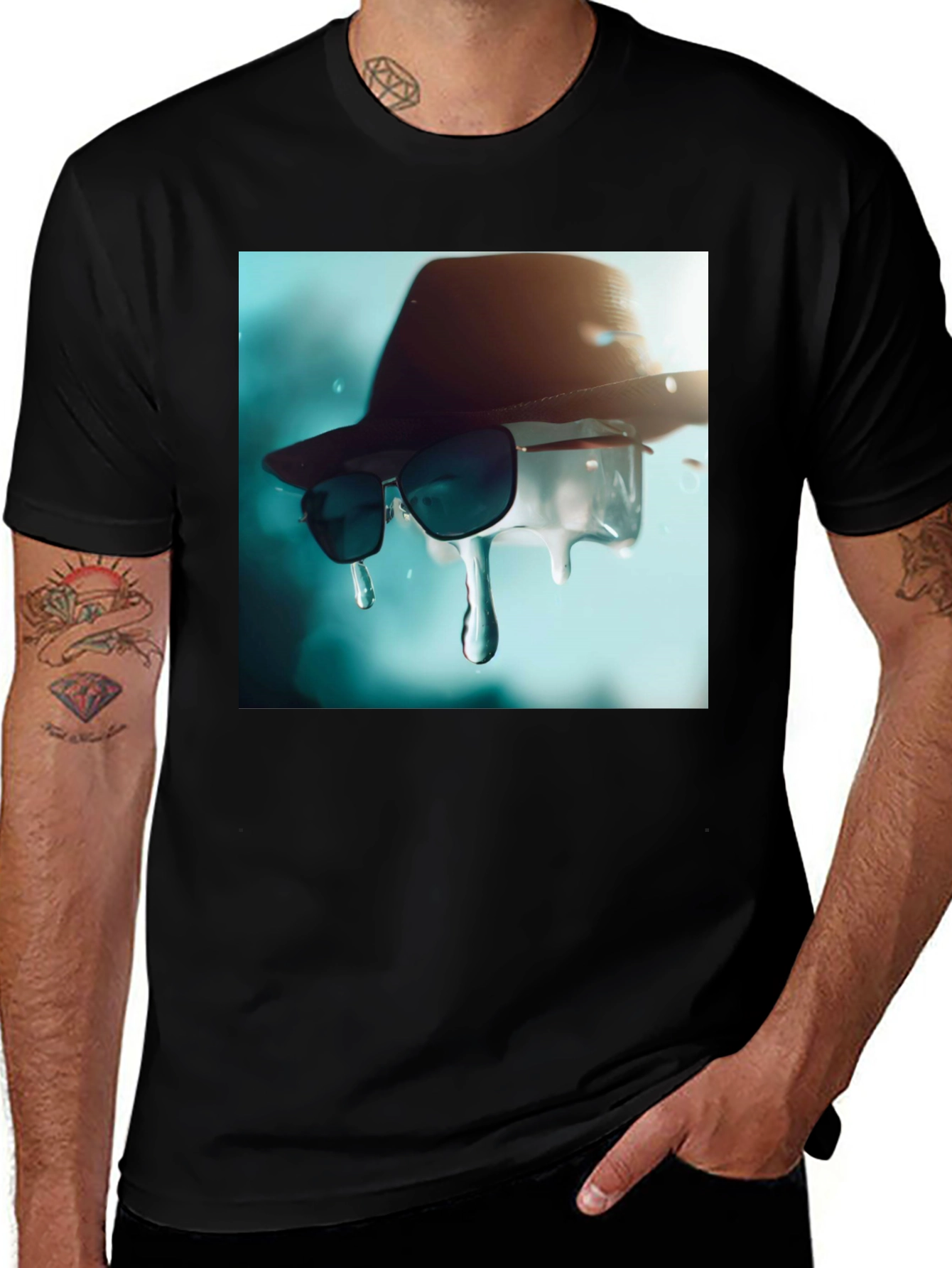 Variant 4 of Cool Summer Drip Tee - Unique Graphic Design