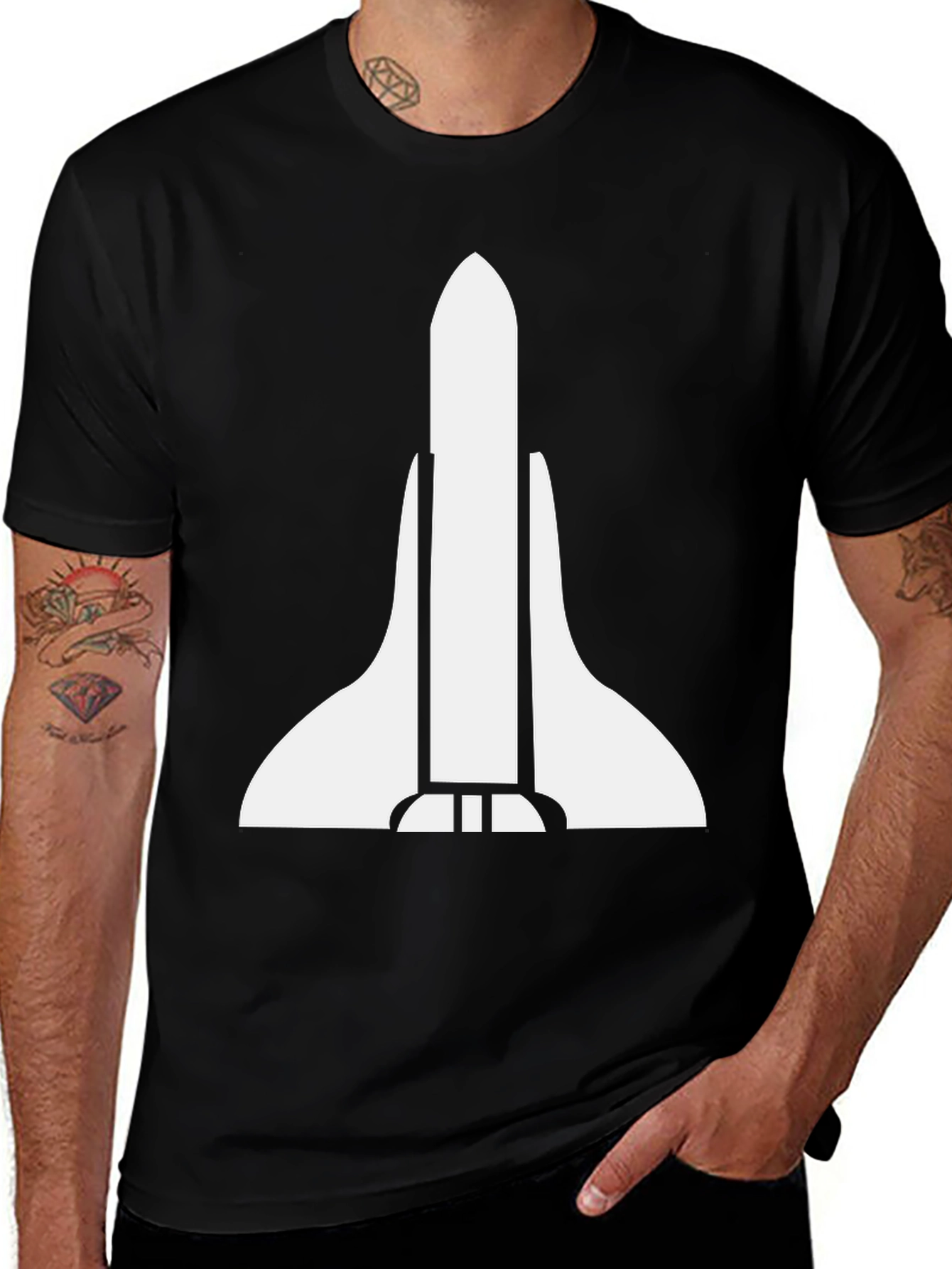 Variant 26 of Space Shuttle Graphic Tee - Bold Style