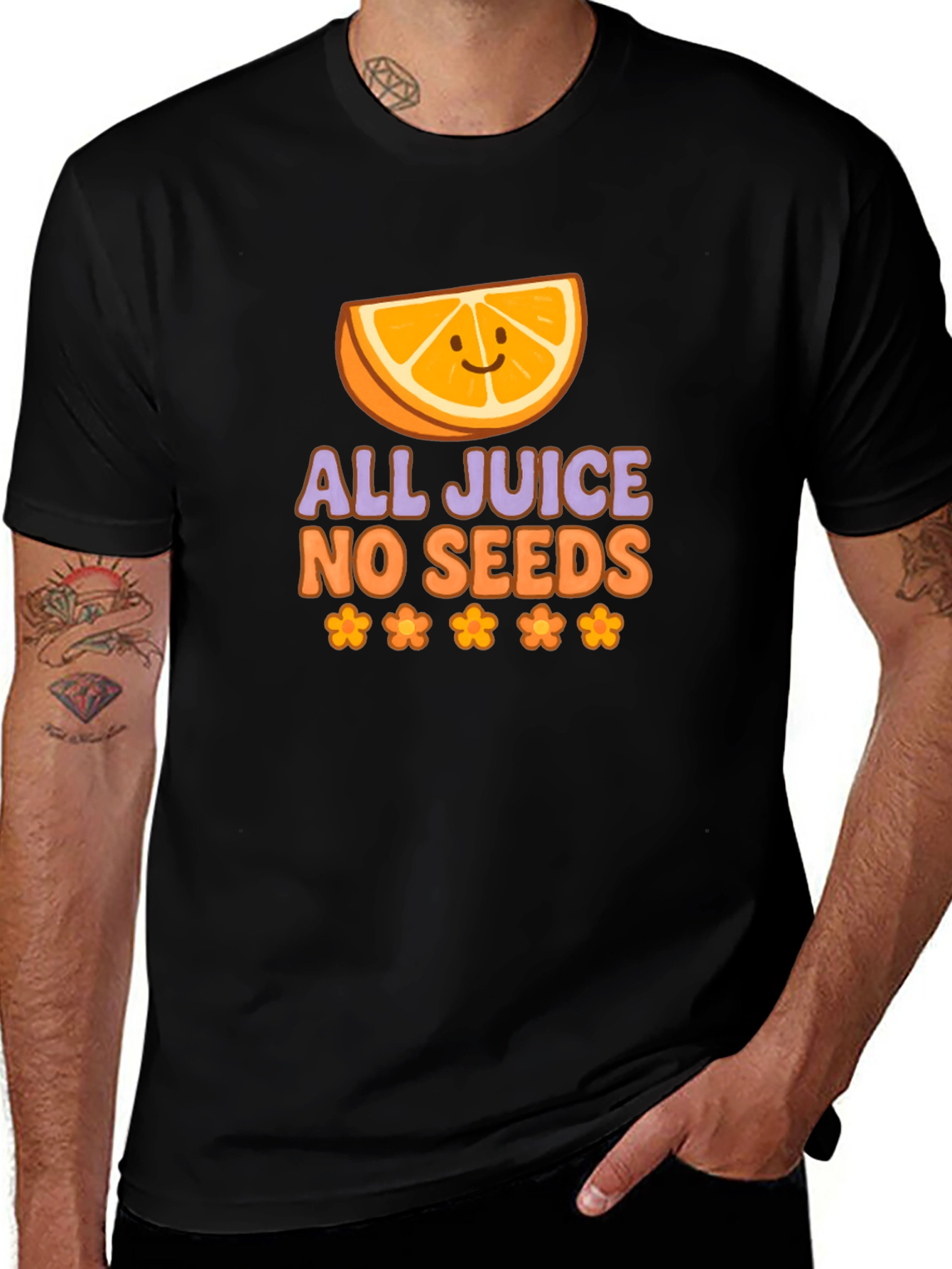 Variant 8 of All Juice No Seeds Graphic T-Shirt