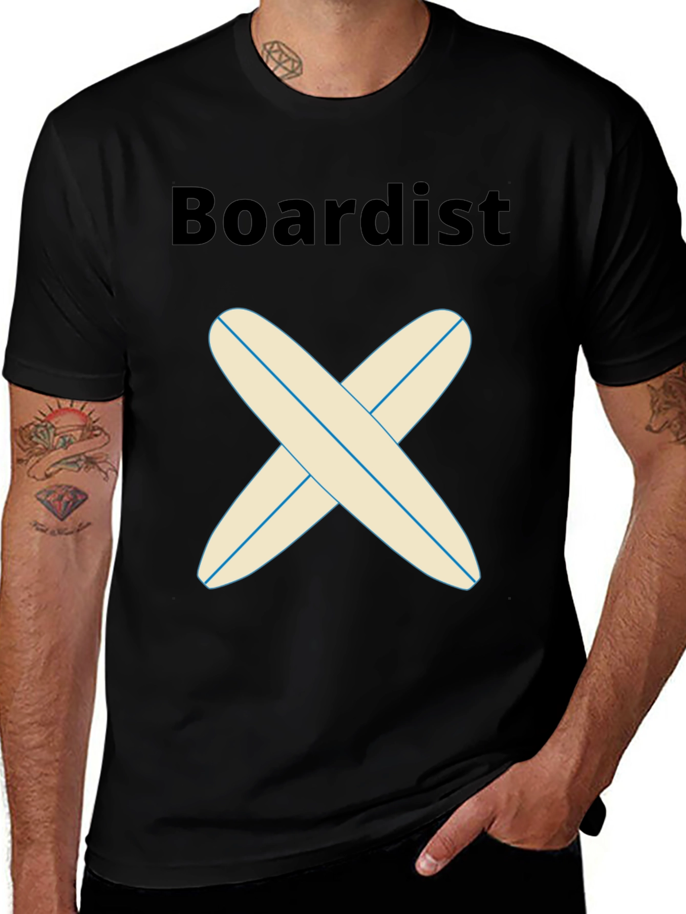 Variant 19 of Boardist Surf T-Shirt - Black