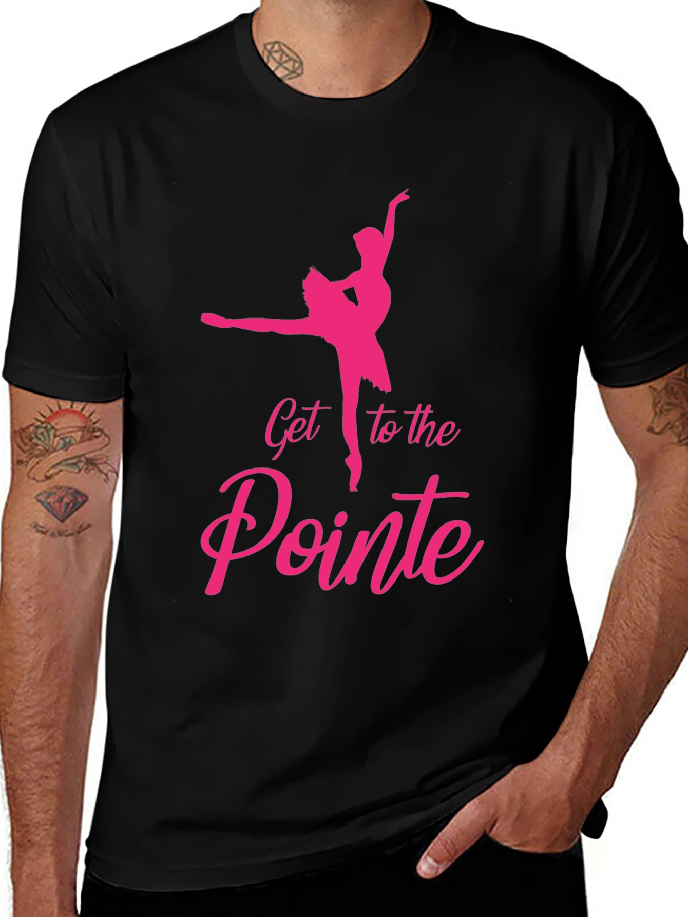 Variant 17 of Get to the Pointe Ballet T-Shirt