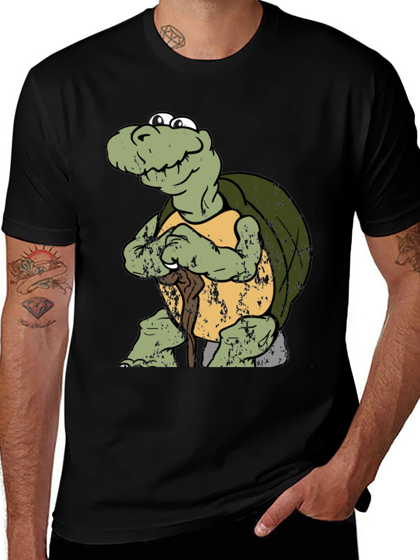 Variant 20 of Vintage Turtle T-Shirt: Funny Graphic Tee for Animal Lovers