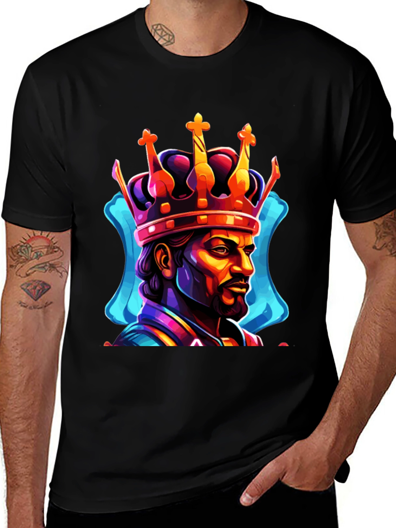 Variant 13 of King Graphic Print T-Shirt - Bold Streetwear