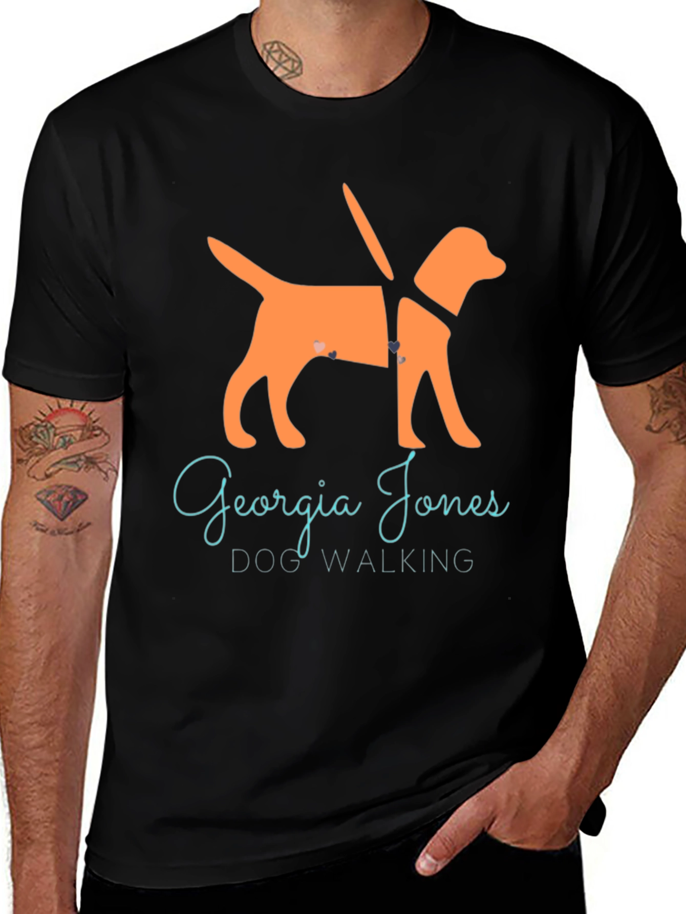 Variant 23 of Dog Walking T-Shirt