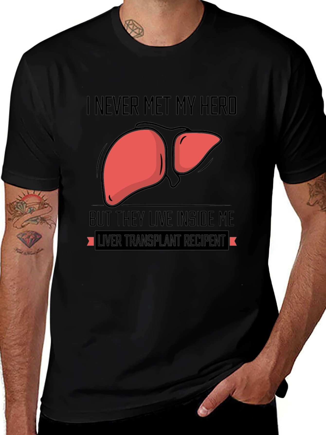 Liver Transplant Recipient Graphic T-Shirt