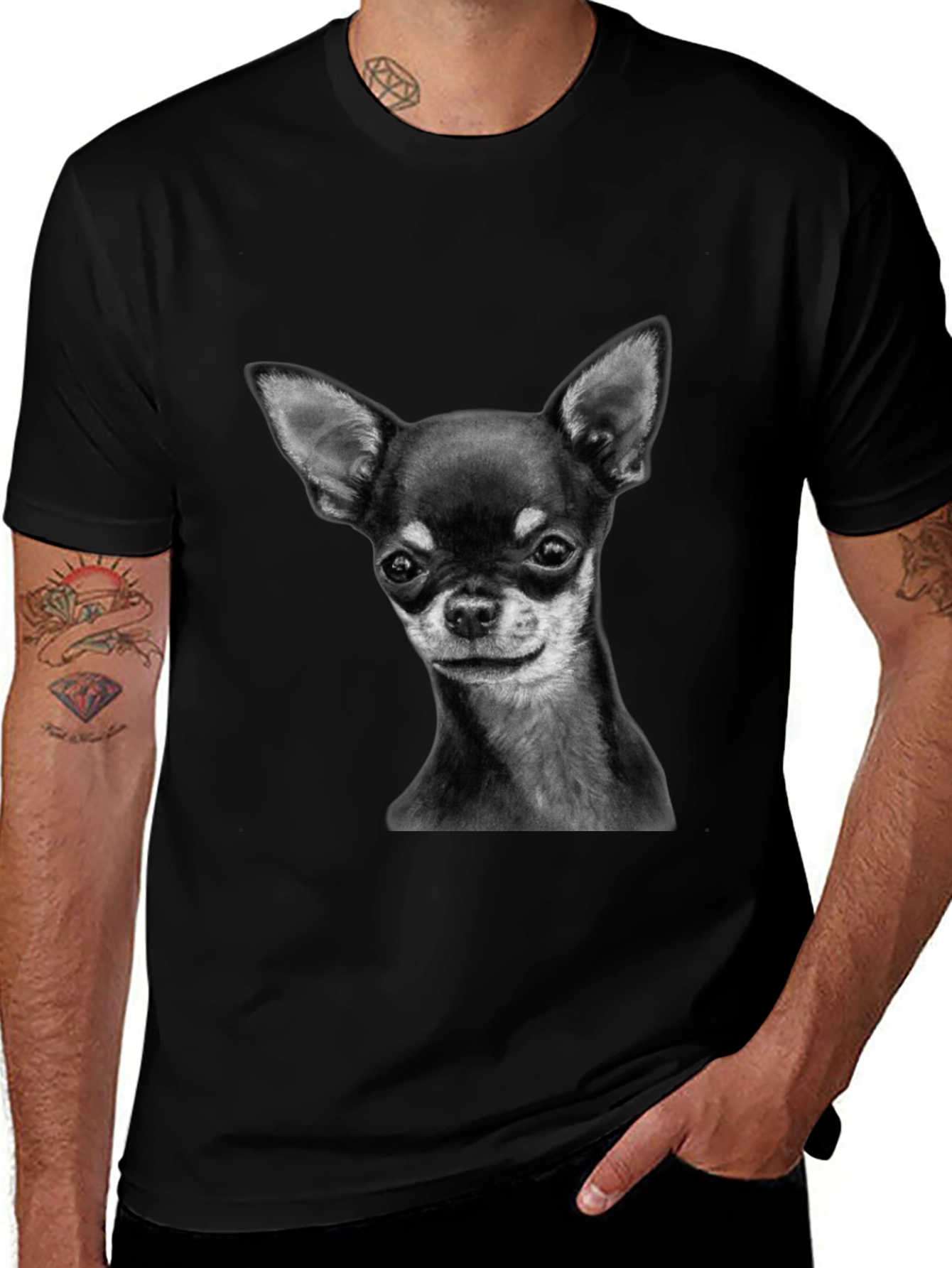 Variant 16 of Chihuahua Dog Graphic Print T-Shirt