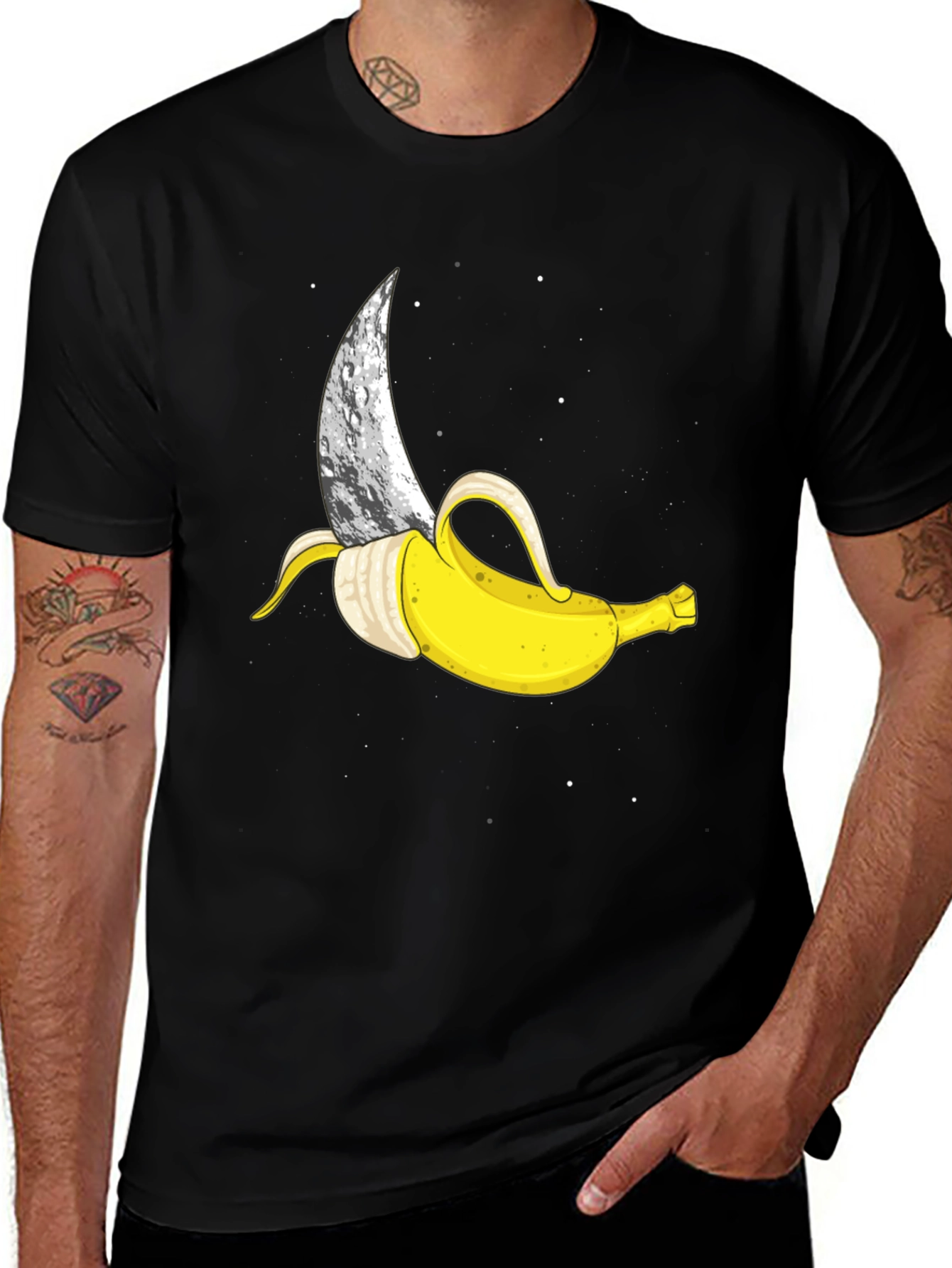 Variant 17 of Banana Moon Graphic T-Shirt - Unique Design