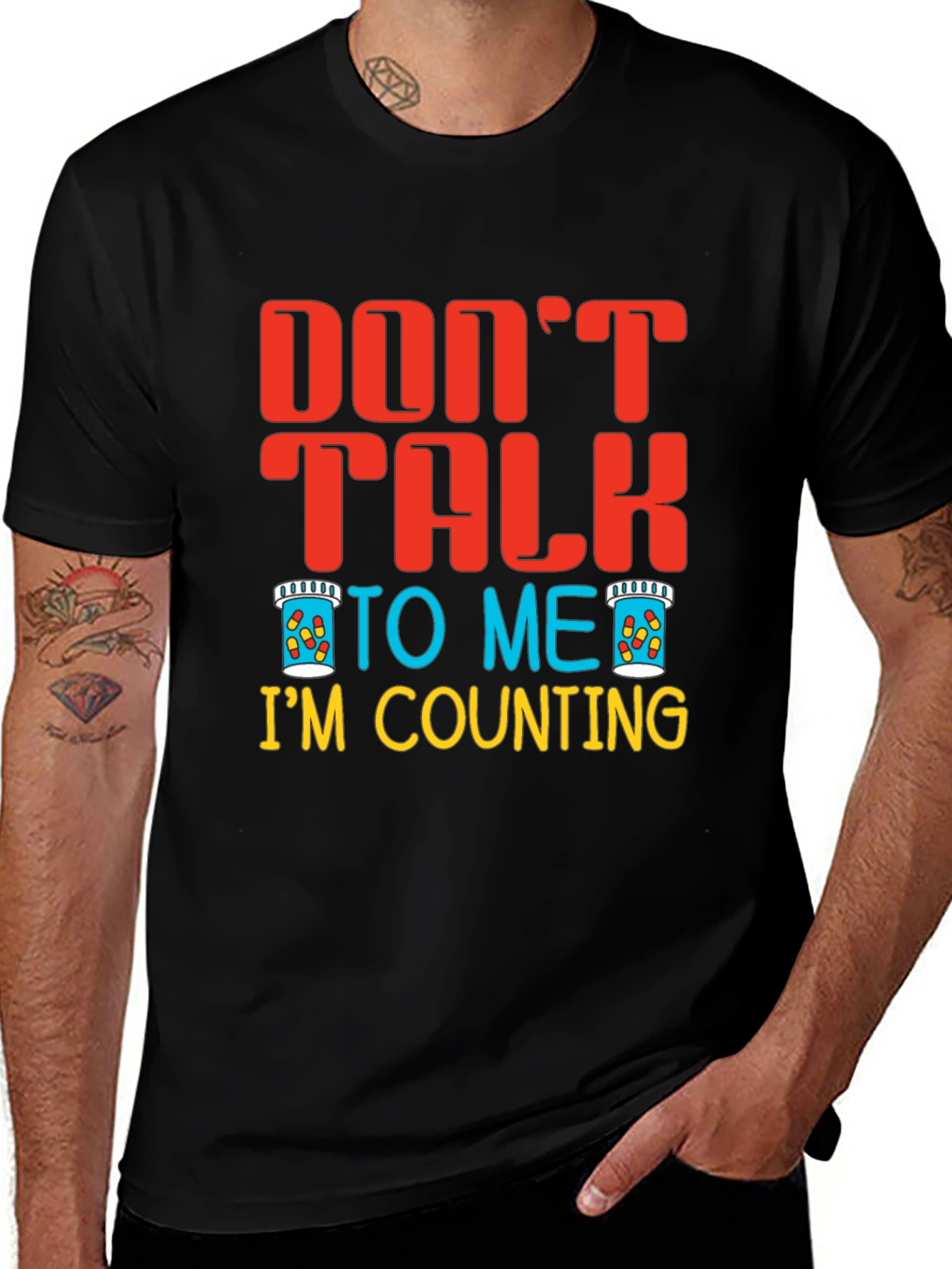 Variant 11 of Don't Talk To Me I'm Counting T-Shirt