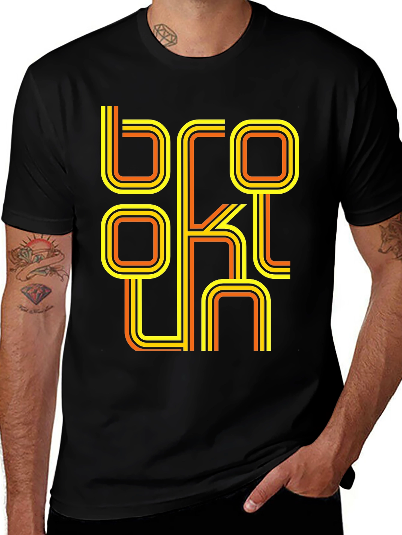 Variant 12 of Retro Style BOKO T-Shirt - Black