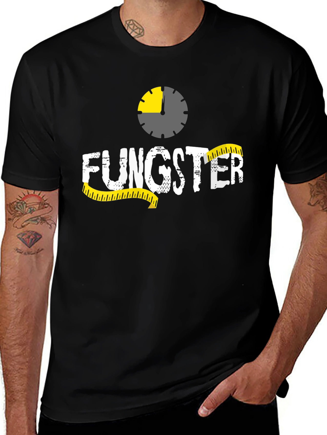 Variant 26 of Fungster Time Black T-Shirt
