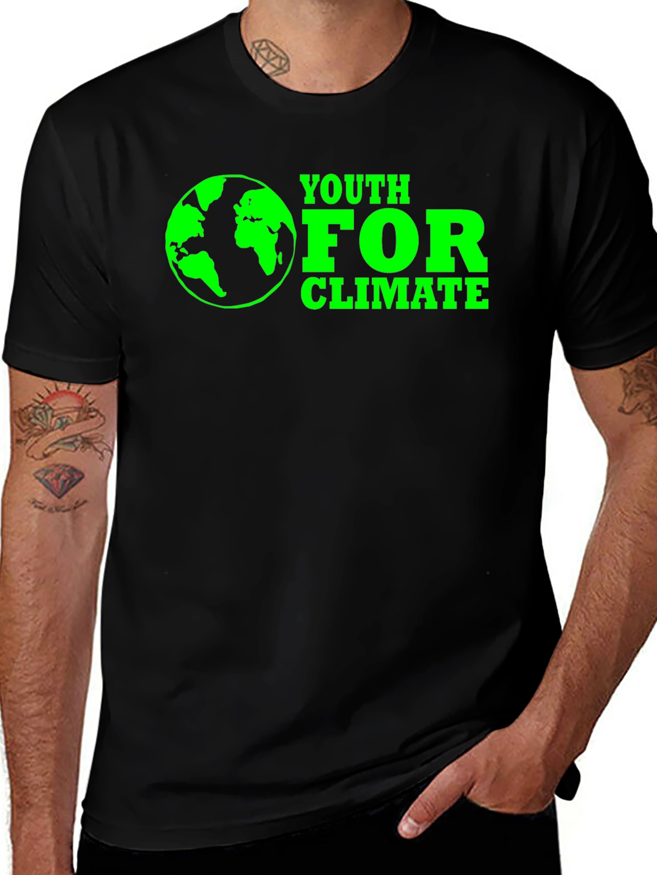 Variant 27 of Youth For Climate T-Shirt - Global Awareness Tee