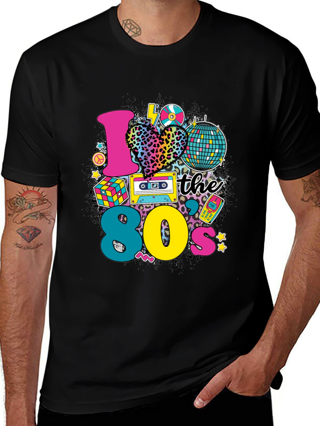 Variant 7 of I Love the 80s Graphic Tee
