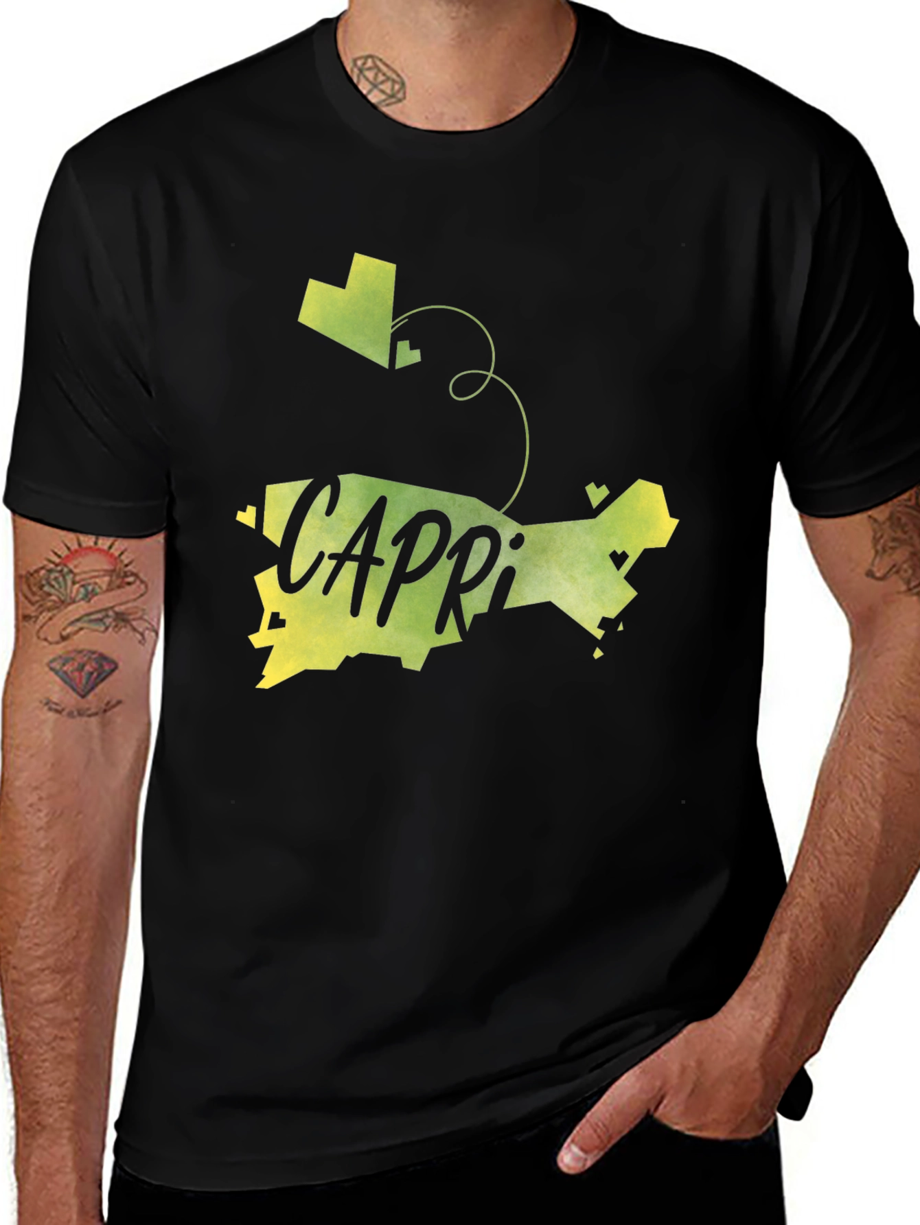Capri Italy Graphic Tee - Island Love Shirt