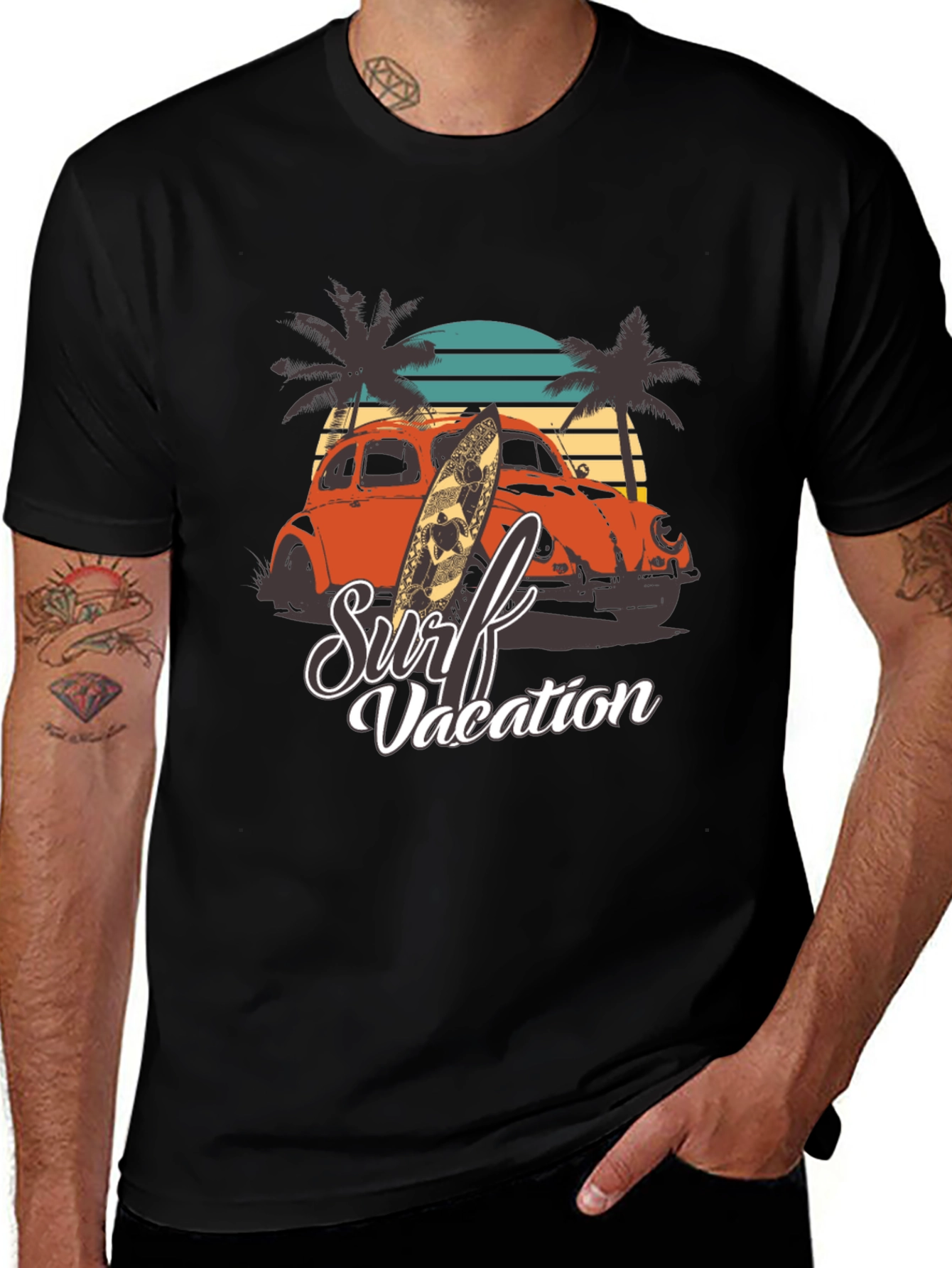 Variant 12 of Surf Vacation Graphic Tee
