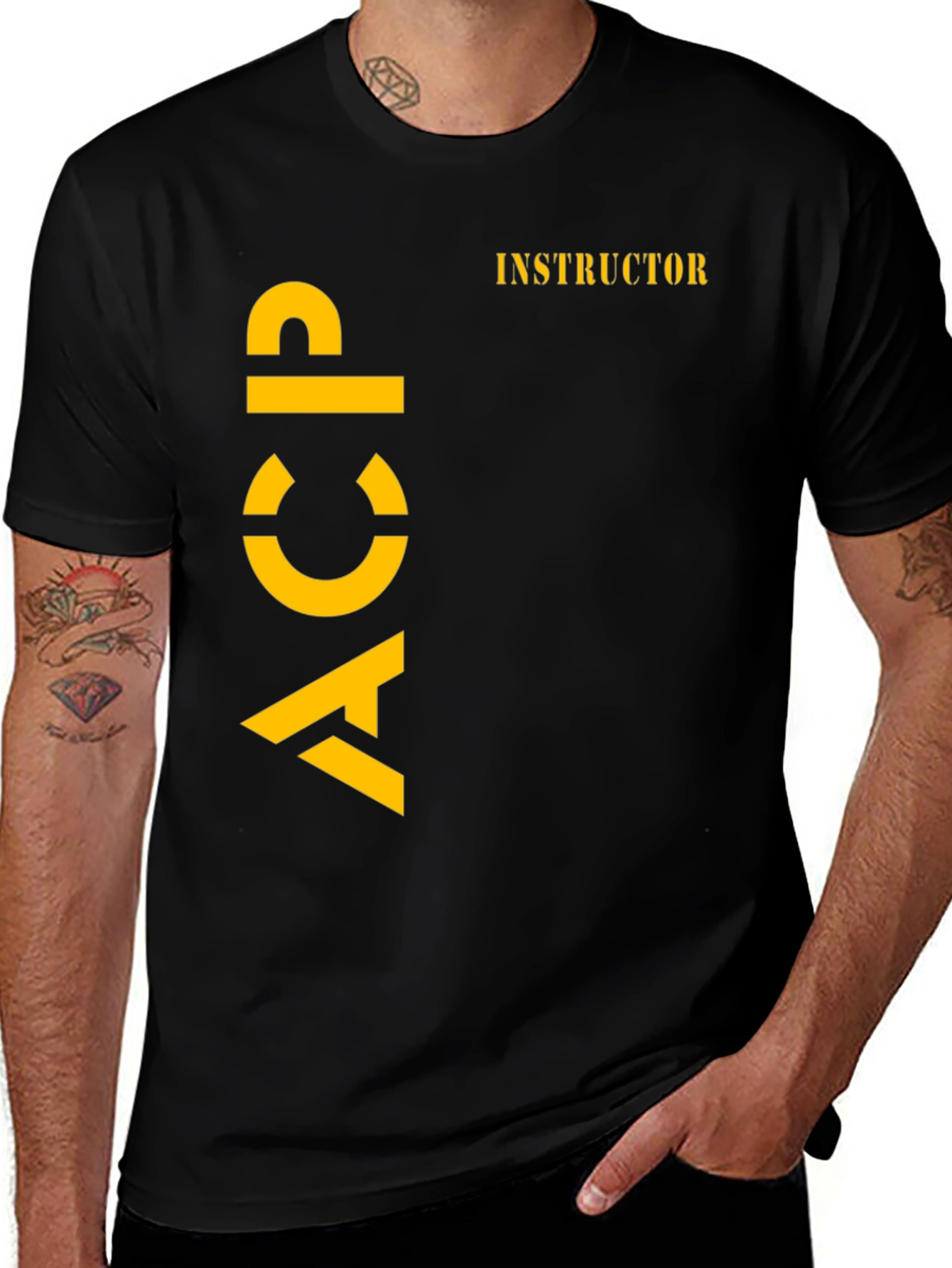 Variant 17 of ACIP Instructor Black T-Shirt