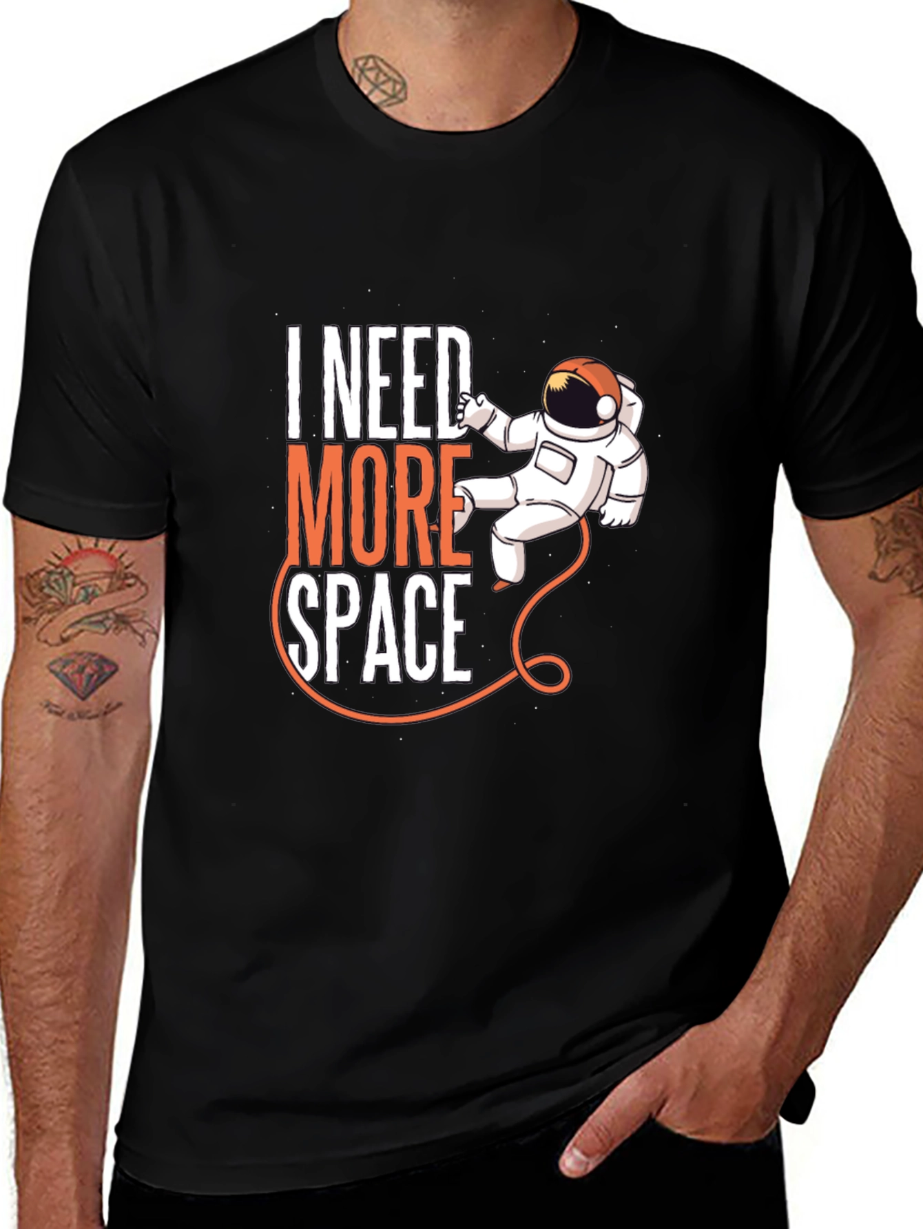 Variant 28 of I Need More Space Astronaut Graphic Tee