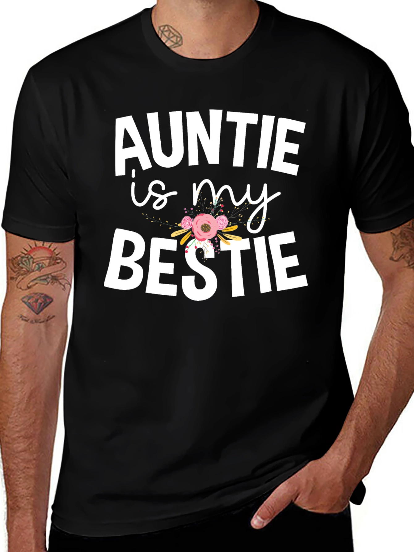 Variant 24 of Auntie is My Bestie Graphic T-Shirt