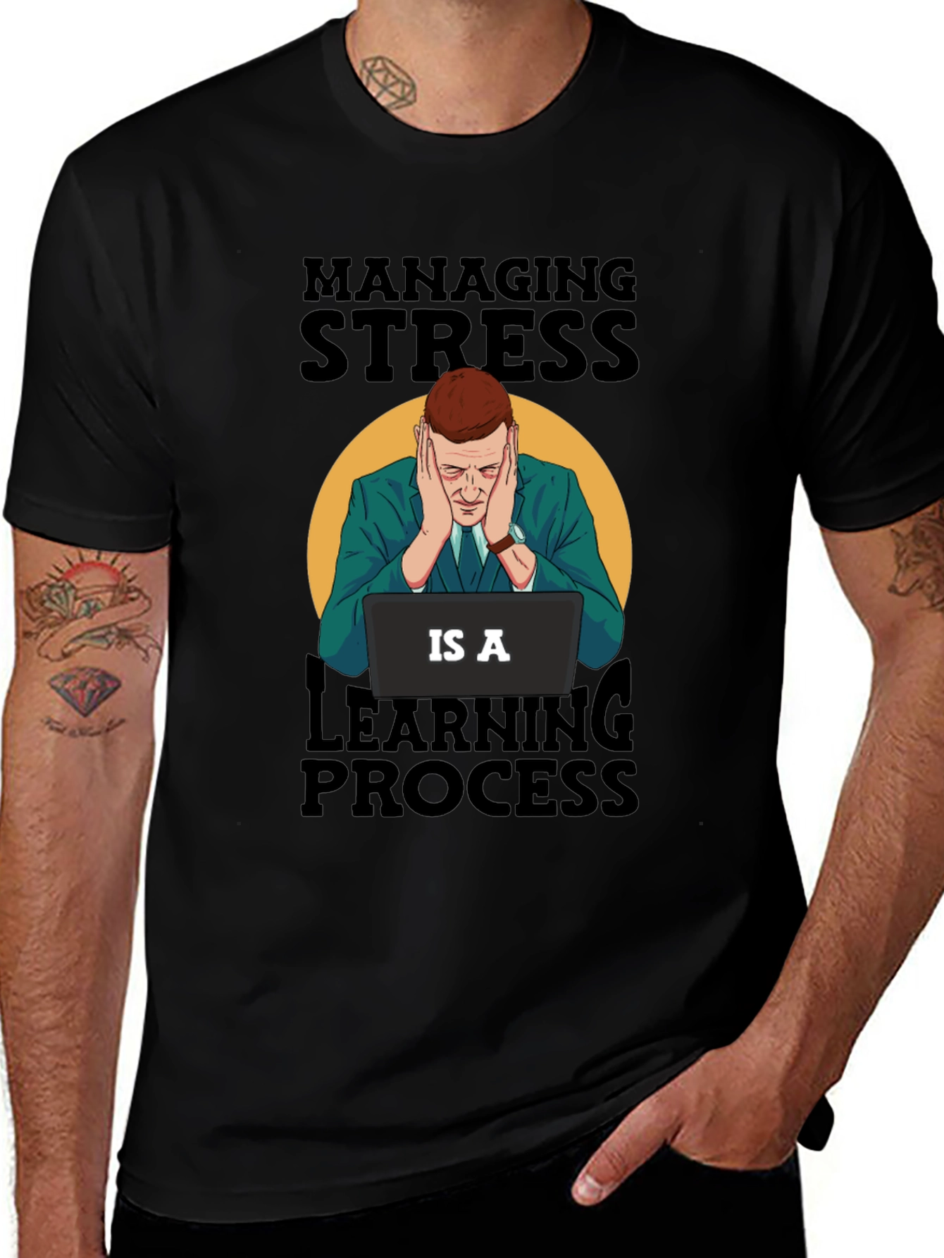 Variant 13 of Managing Stress T-Shirt