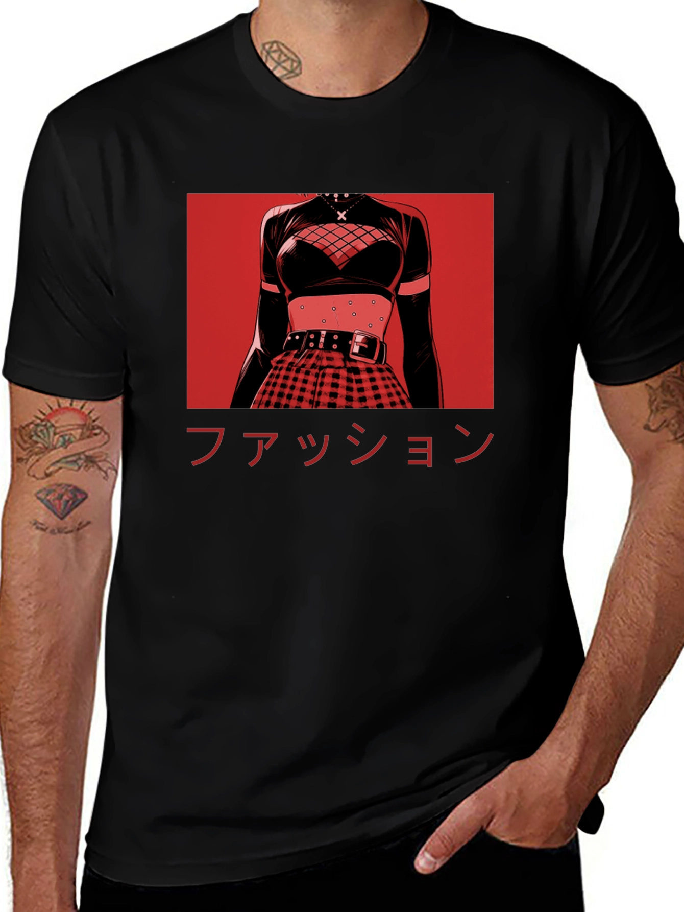 Variant 15 of Fashion Graphic Tee - Anime Style